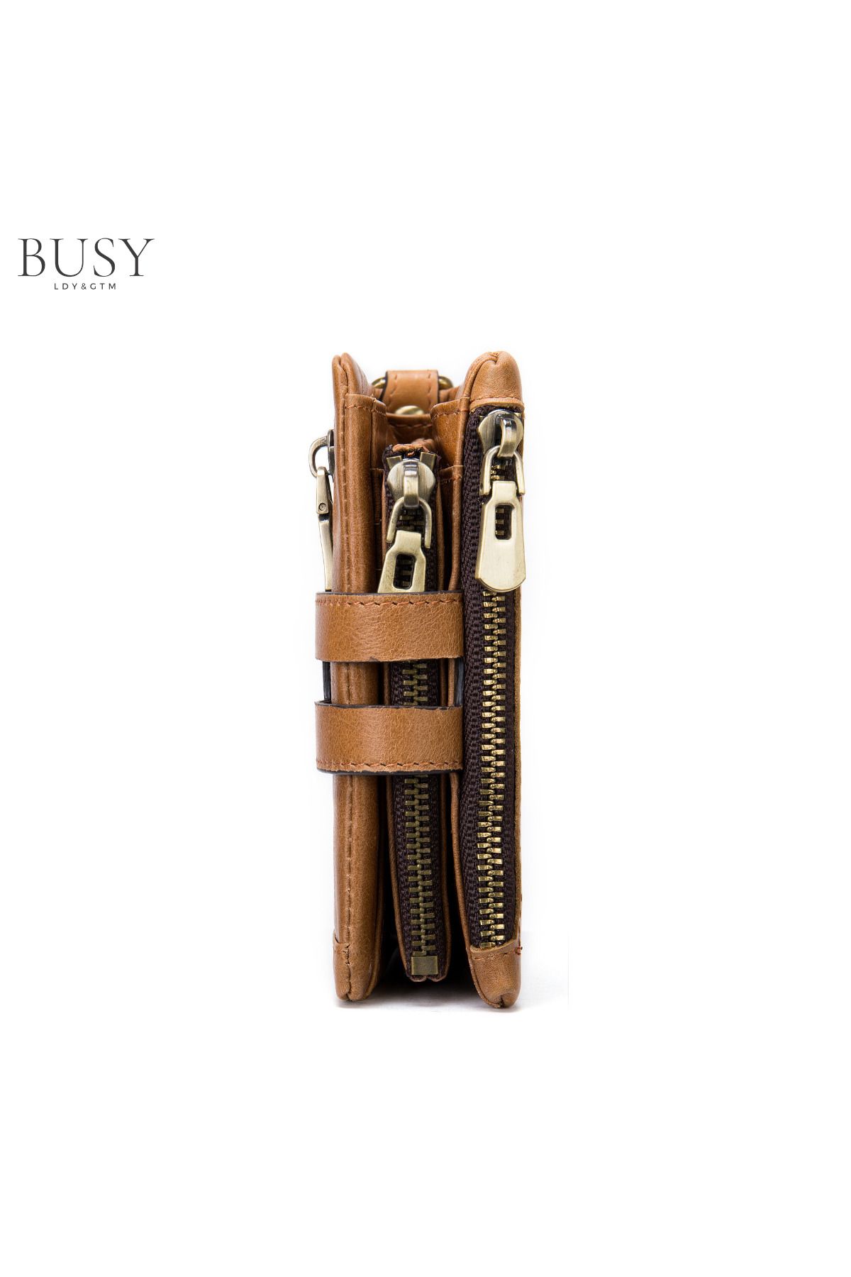 Busy Lady&Gentleman-Oscar men's wallet, genuine leather, RFID blocking, multiple compartments, memory card slots 3