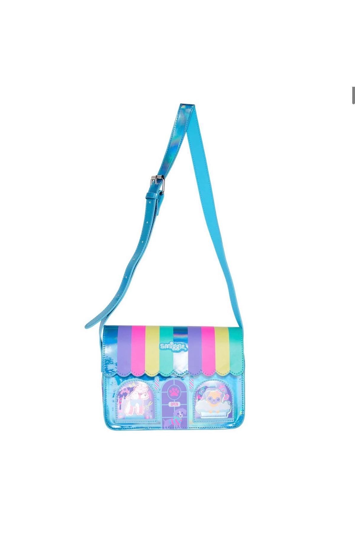 SMIGGLE Go Girl Shop Mavi Omuz çantası