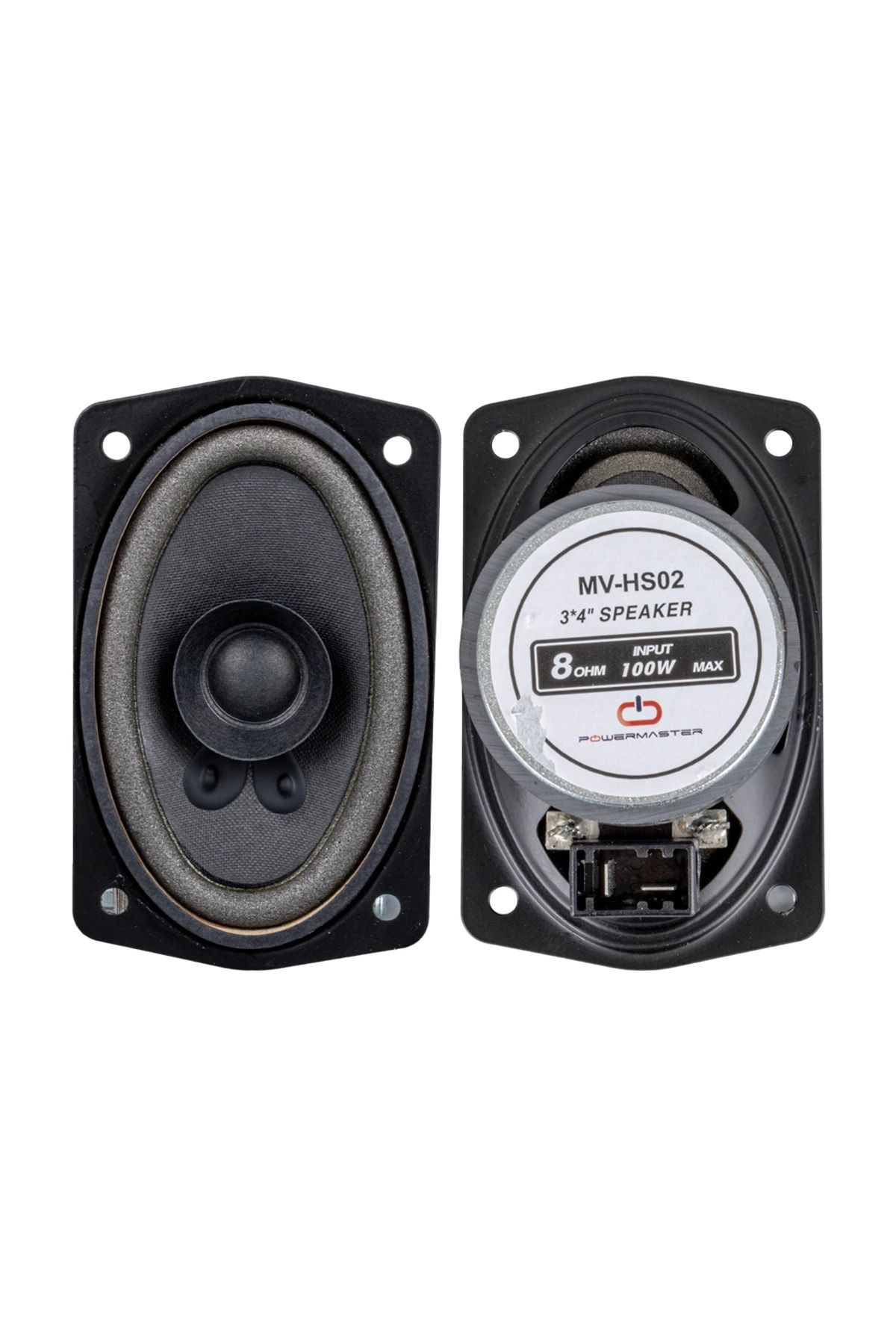 mega fair 3x4 7.5x10 Cm 8 Ohm Max 100 Watt Oval Oto Hoparlör