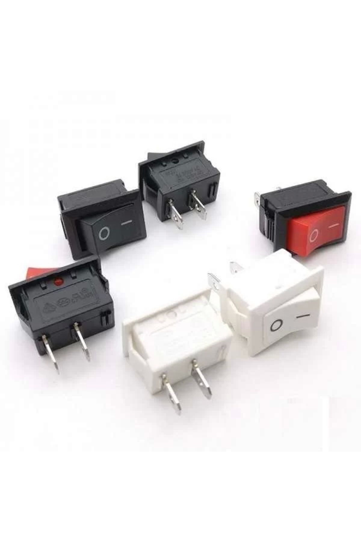 TIEE ON-OFF Anahtar ON OFF Işıksız Switch - SiYAH