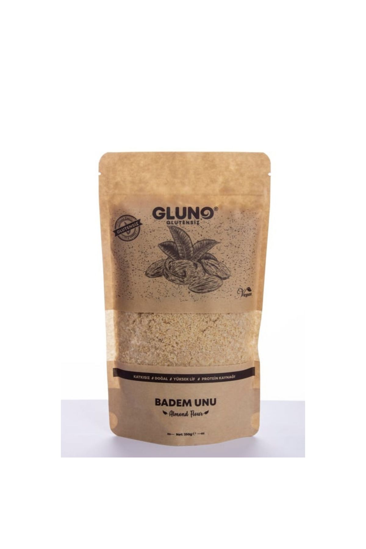 Gluno Glutensiz Badem Unu 250 Gr