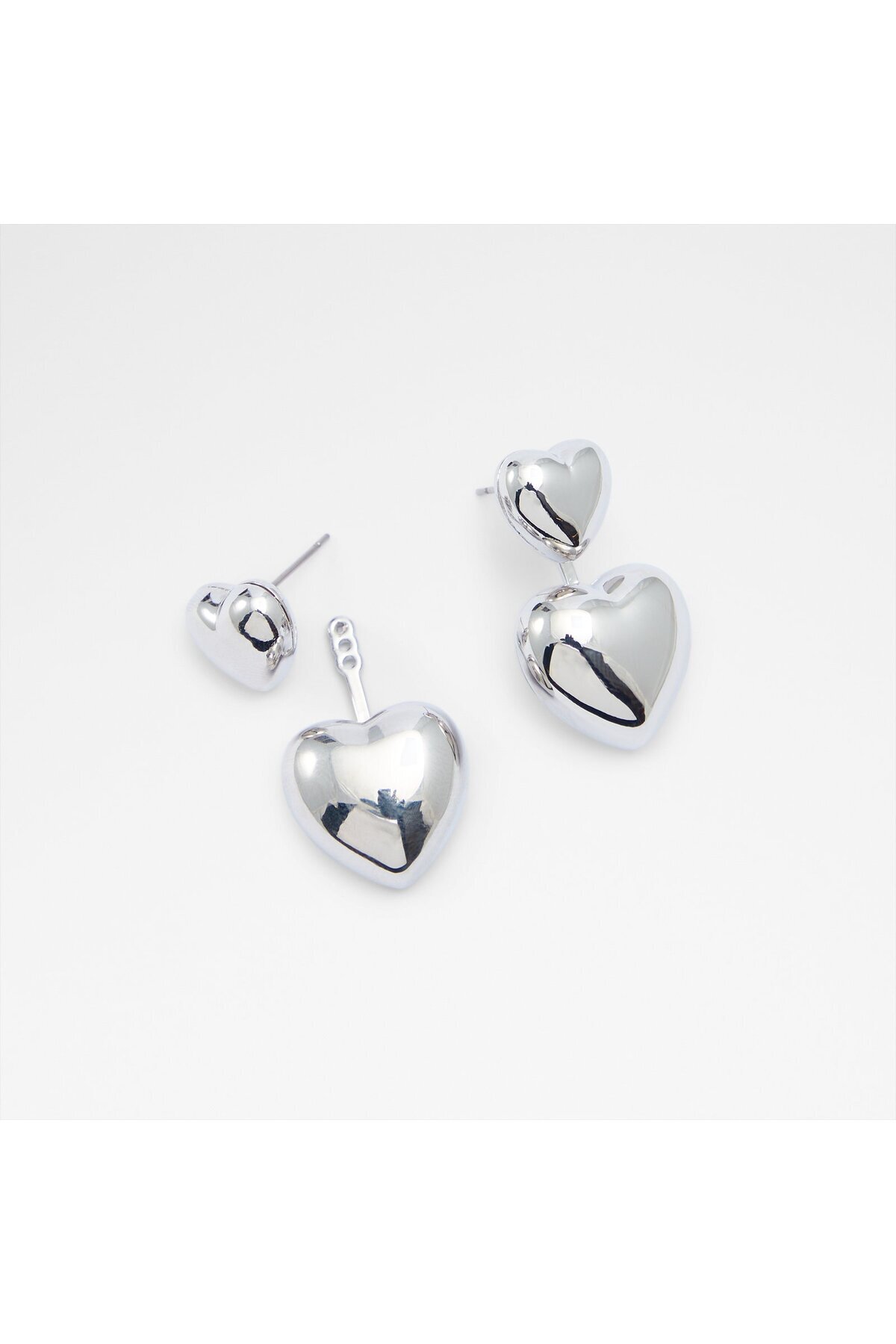 آلدو LOVEBLING - گوشواره چندگانه نقره ای شفاف زنانه