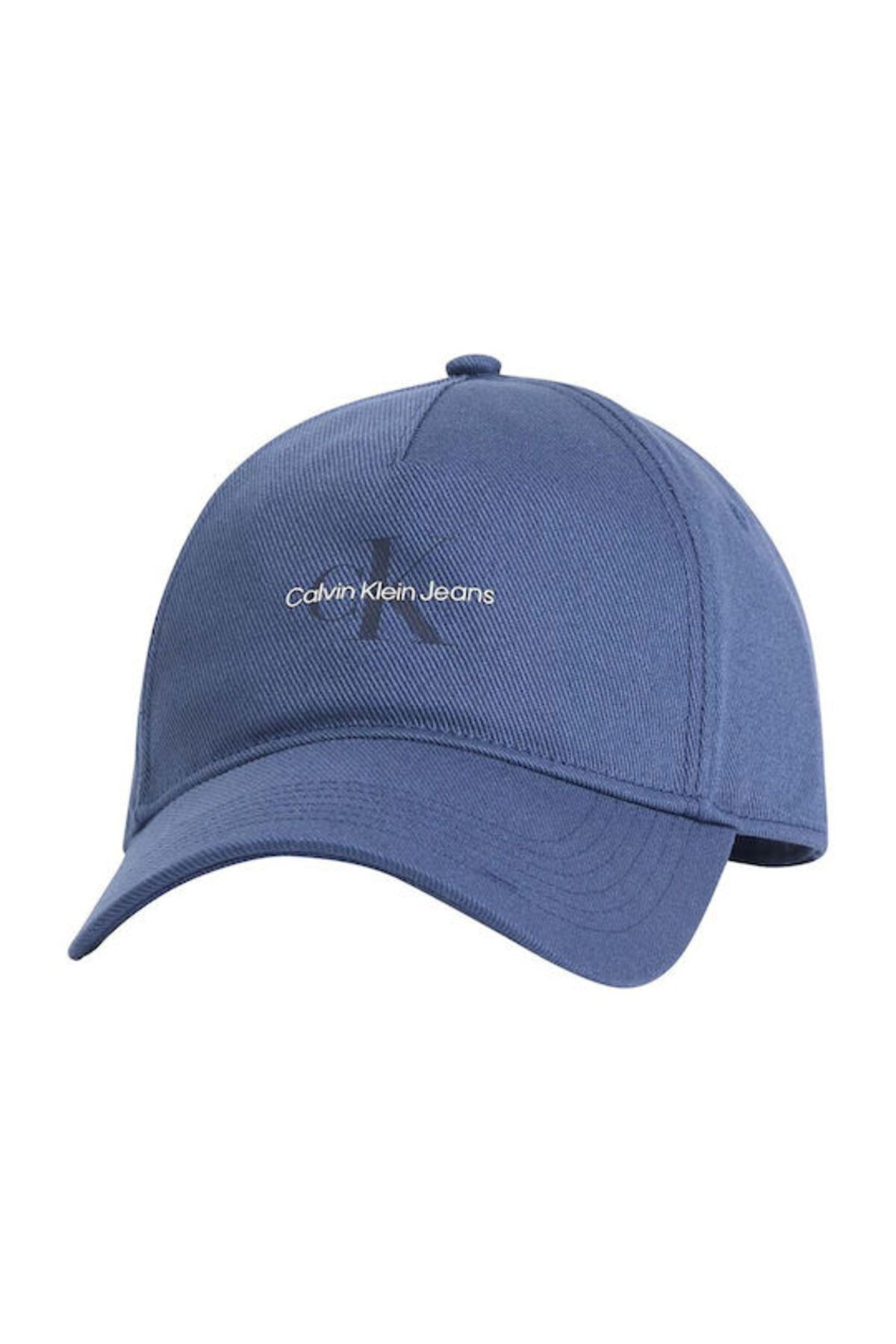 Calvin Klein Erkek Nefes Alabilen Pamuklu Kumaş CK Logolu Ayarlanabilir Metal Tokalı Lacivert Spor Şapka LV04G503