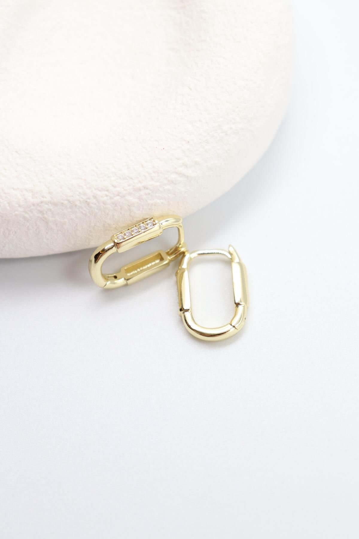 BY CANSU ACCESSORİES Tiziana Gold Küpe (14k)