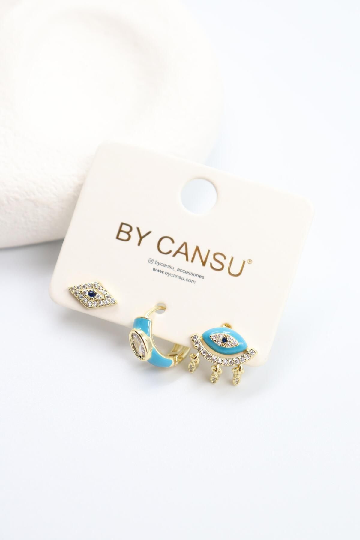 BY CANSU ACCESSORİES Patrizia Gold Küpe (14k)