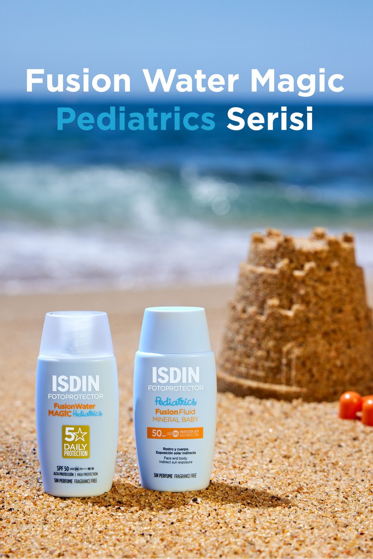 کرم ضد آفتاب کودک PHOTOPROTECTOR PEDIATRICS FUSION FIUSE MINERAL BABY SPF50 50 میل ISDIN