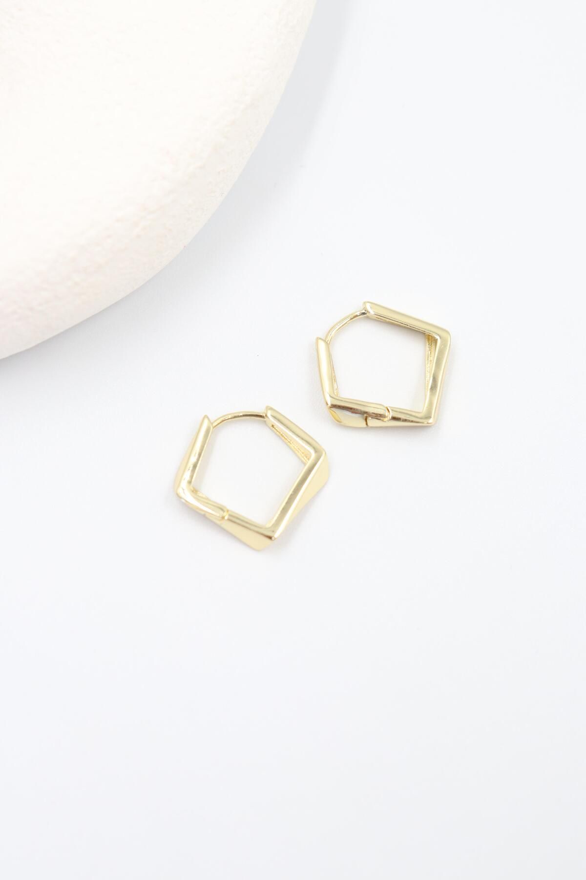 BY CANSU ACCESSORİES Pienza Gold Küpe (14k)