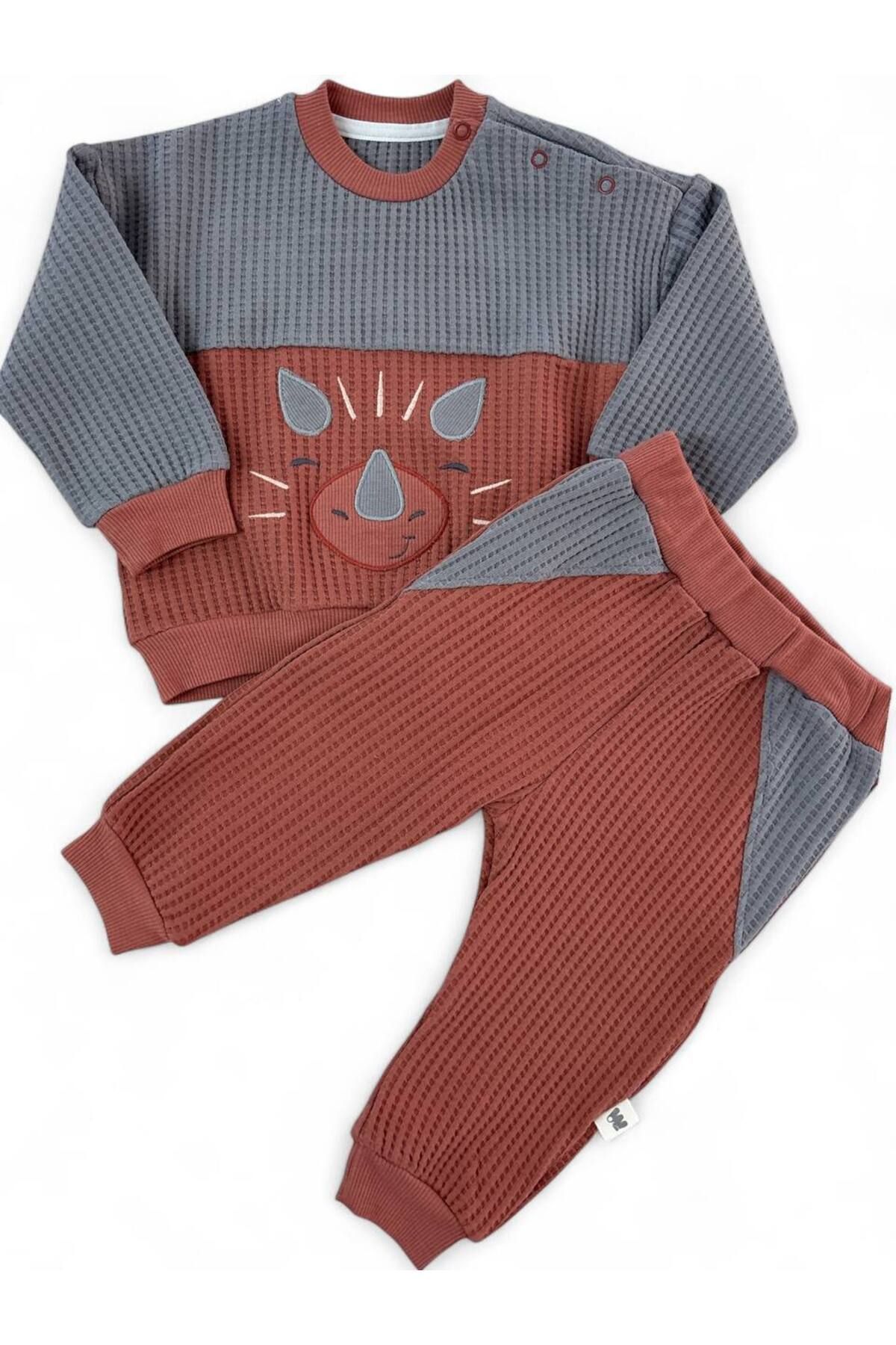 WOWOKİDS 2'Lİ TAKIM PANTOLON WAFFLE