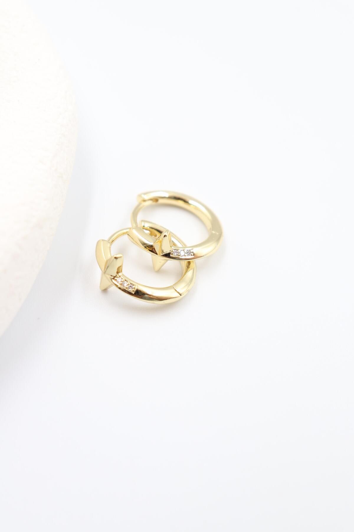 BY CANSU ACCESSORİES Nima Gold Küpe (14k)