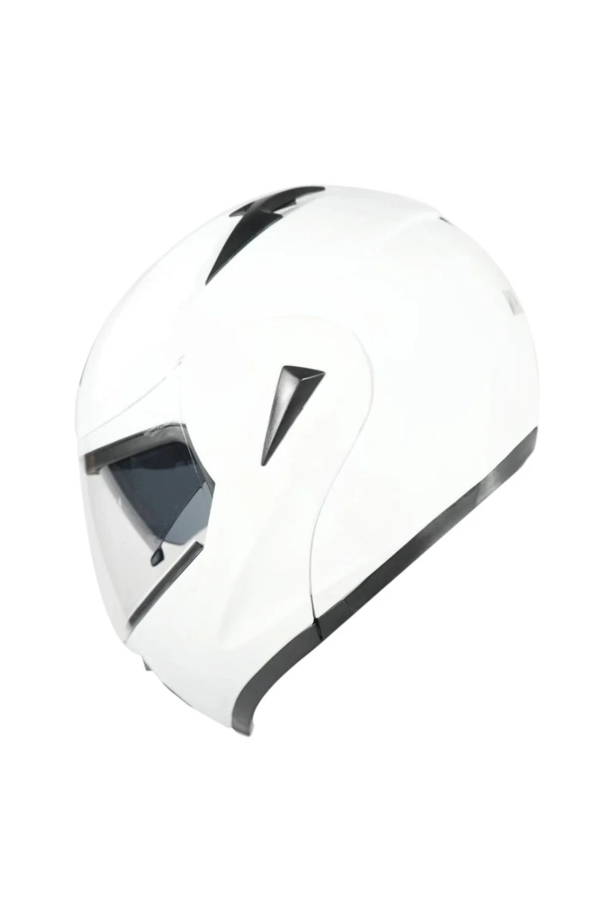 VRT - ÇENE AÇILIR VİZÖRLÜ KASK [MB808] BEYAZ [L] #56591