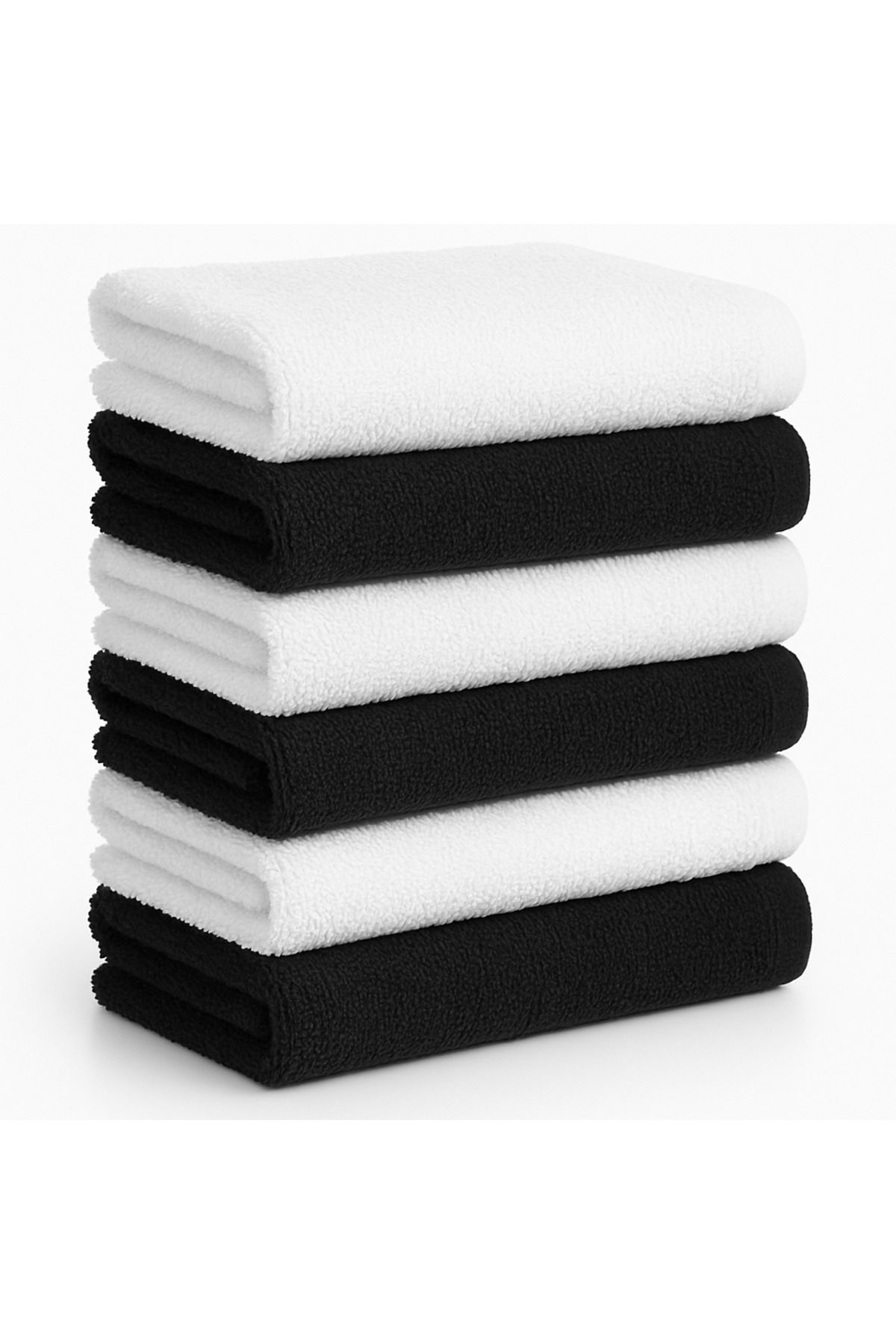 KAYABEY HOME 6’lı El & Yüz Havlusu Seti (30×30 cm) %100 Pamuk – Yumuşak & Hızlı Kuruyan Mini Havlu