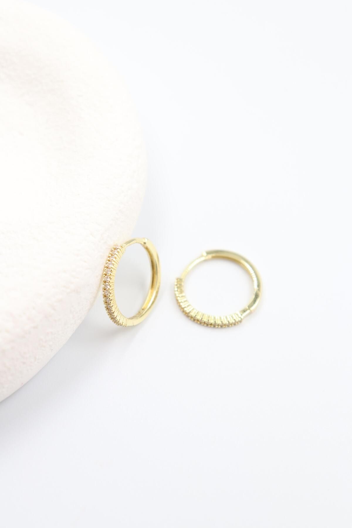 BY CANSU ACCESSORİES Filomena Gold Küpe (14k)
