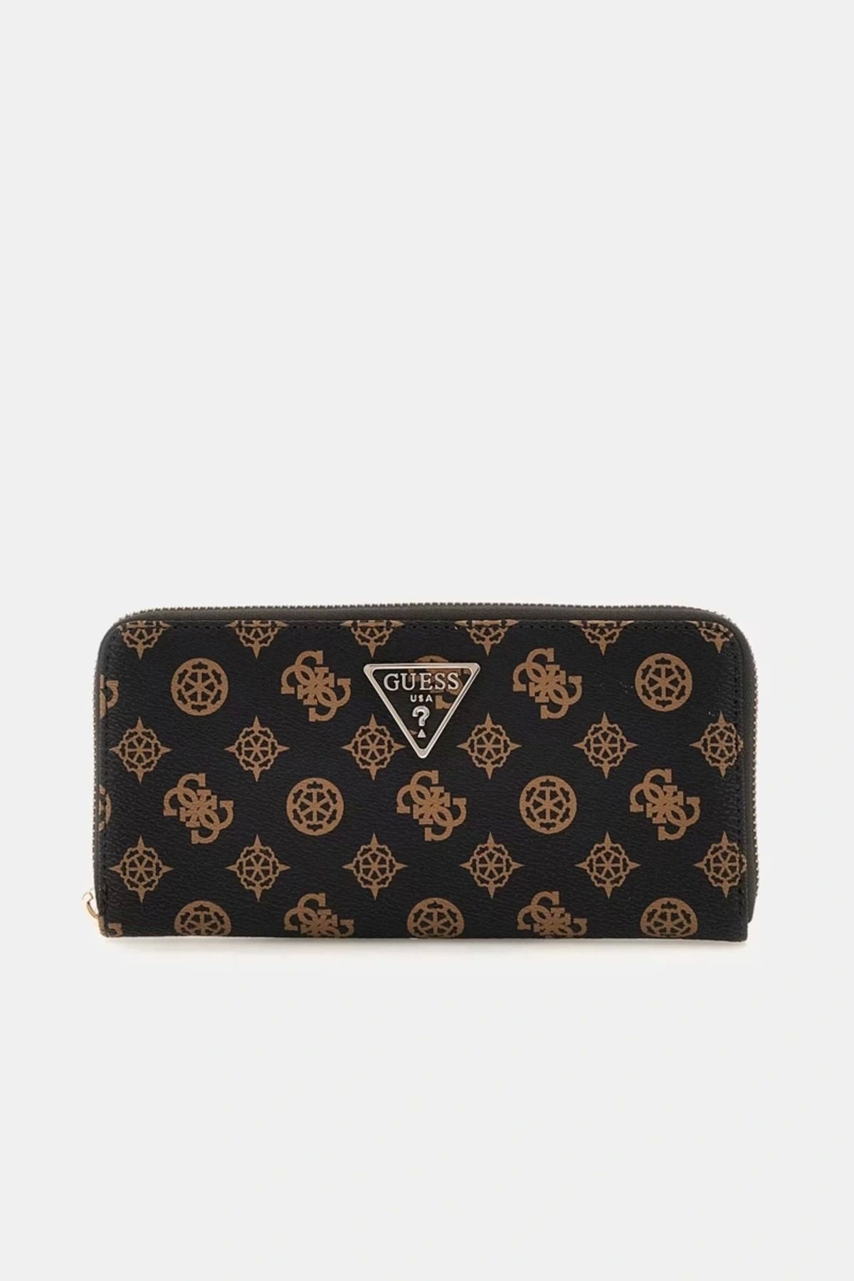 Guess-Laurel Slg Large Zip Around Women's Brown Wallet Swpg8500146-Mlo 1