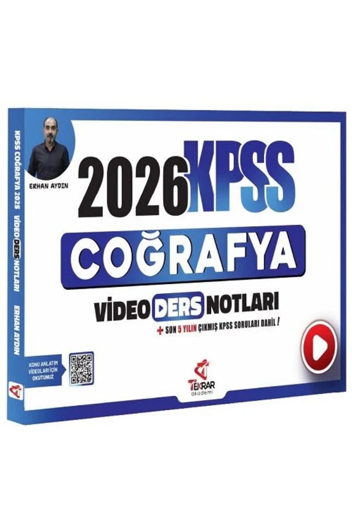 Bi bigelio 2026 KPSS Coğrafya Video Ders Notları - Erhan Aydın Tekrar Akademi Yayınları