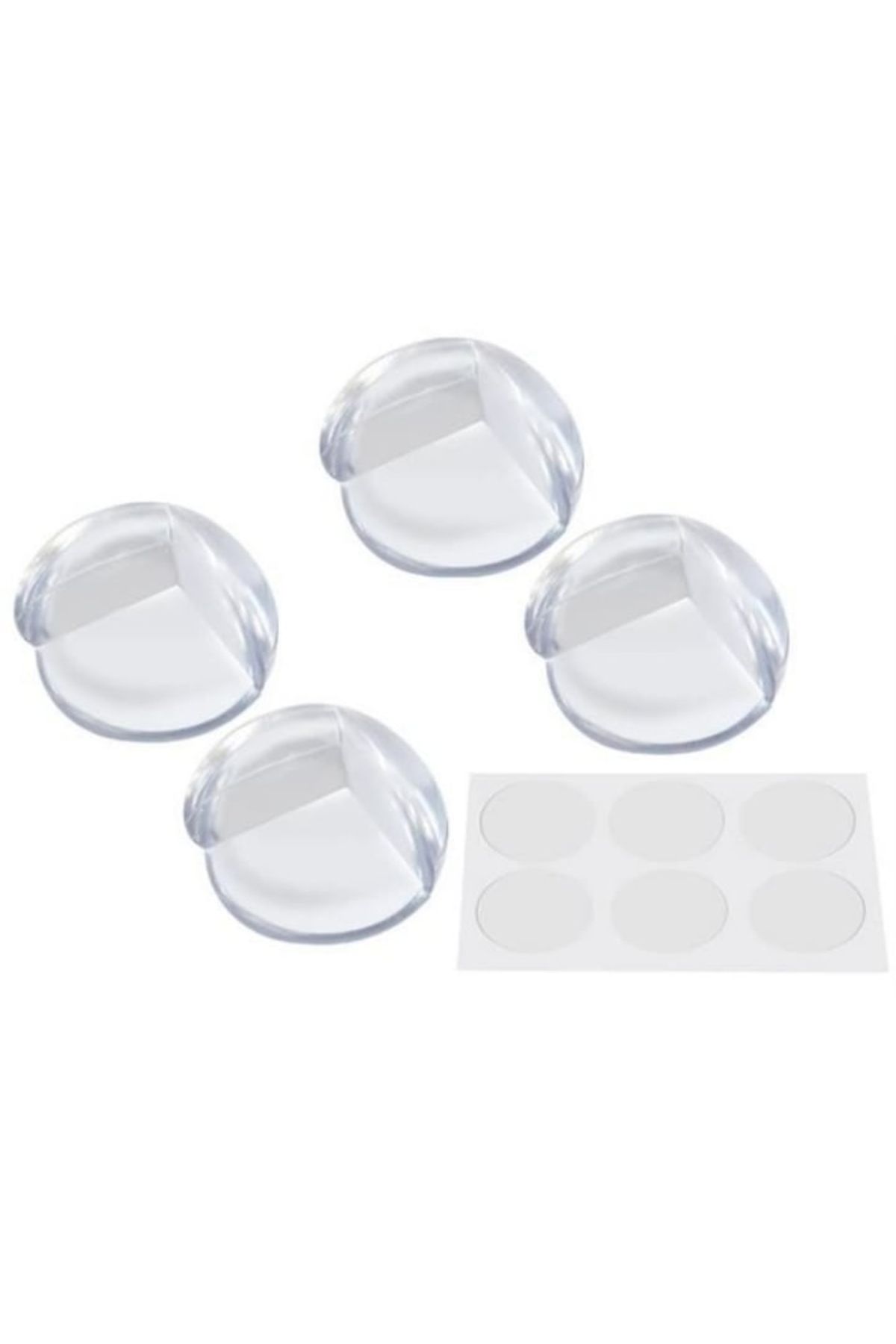 varioshop-Set 4 protectii colturi pentru mobilier VarioShop®, autoadezive, silicon, compatibilitate universal 1