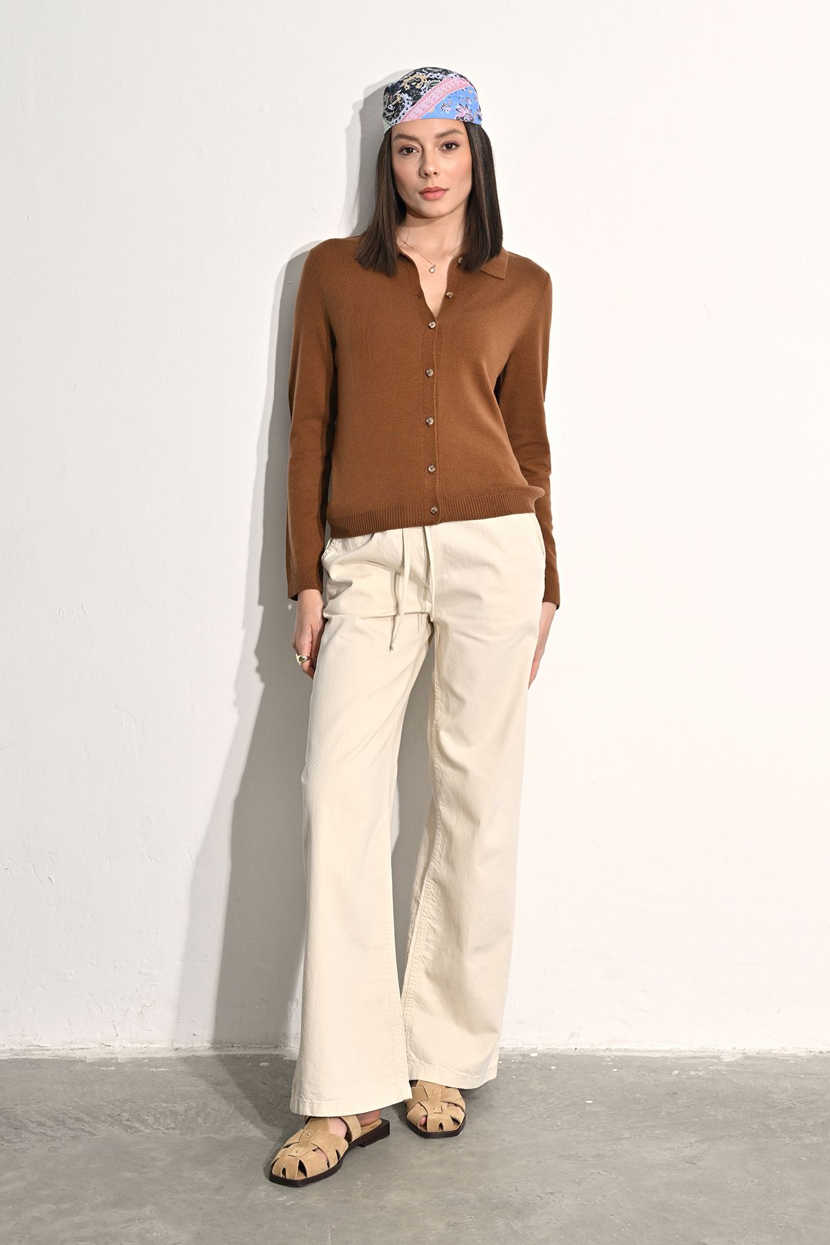 The Fabrics Polo Yaka Hırka