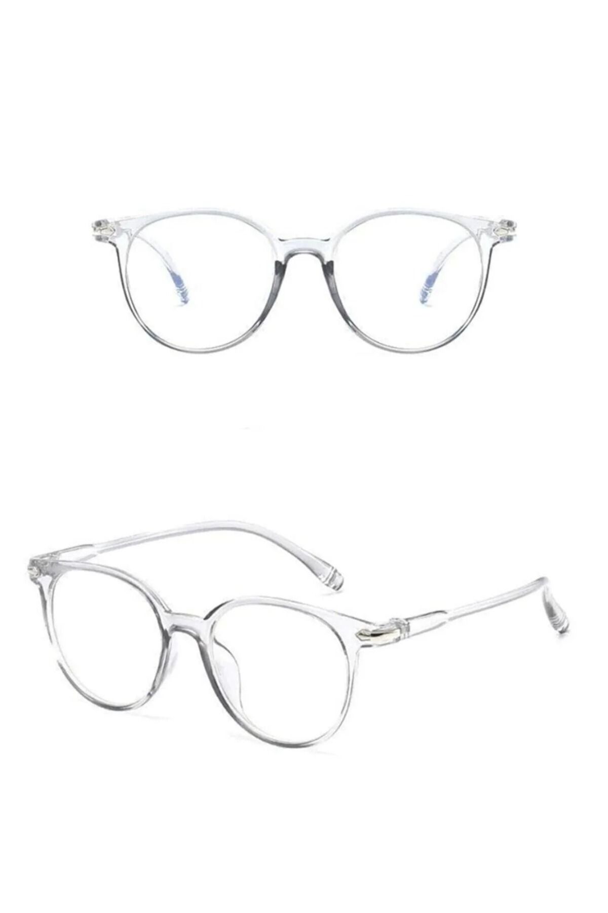 ss glasses uv400 ultra korumalı şeffaf mavi ışık korumalı gözlük (unisex)