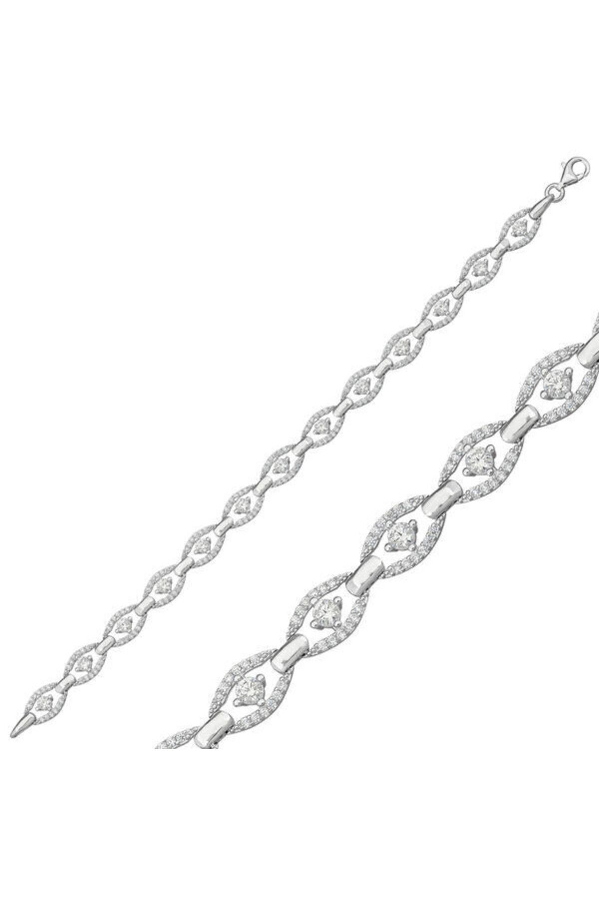 shop Su Yolu Oval 925 Ayar Gümüş Bileklik
