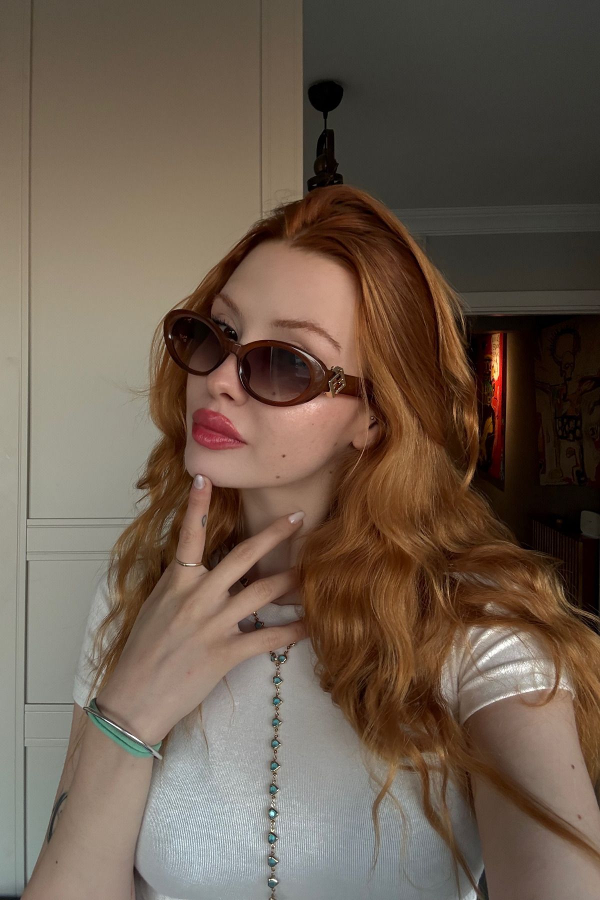 FALAN EYEWEAR Fred Kadın Güneş Gözlüğü Nude