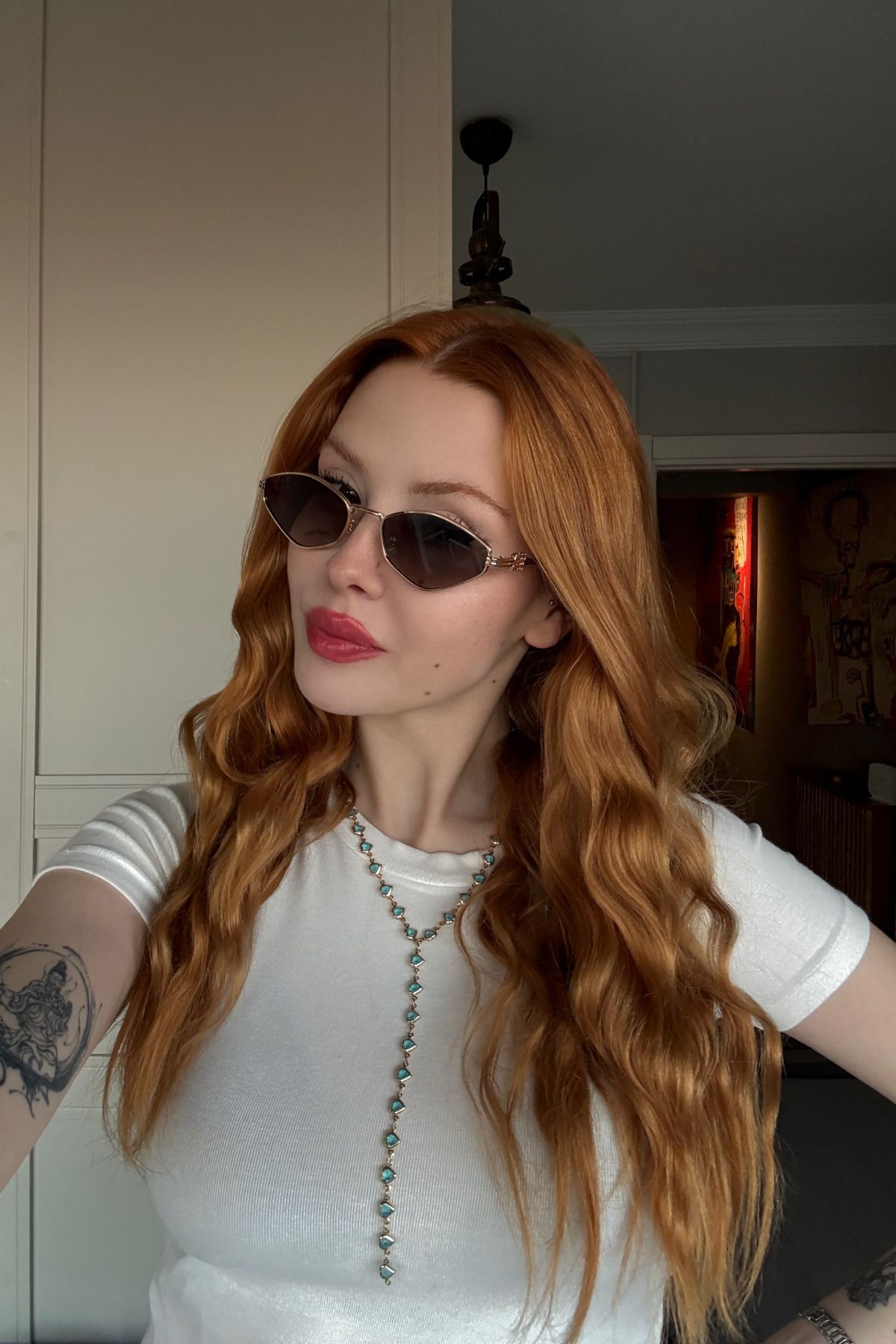 FALAN EYEWEAR Olvi Kadın Güneş Gözlüğü Kahverengi