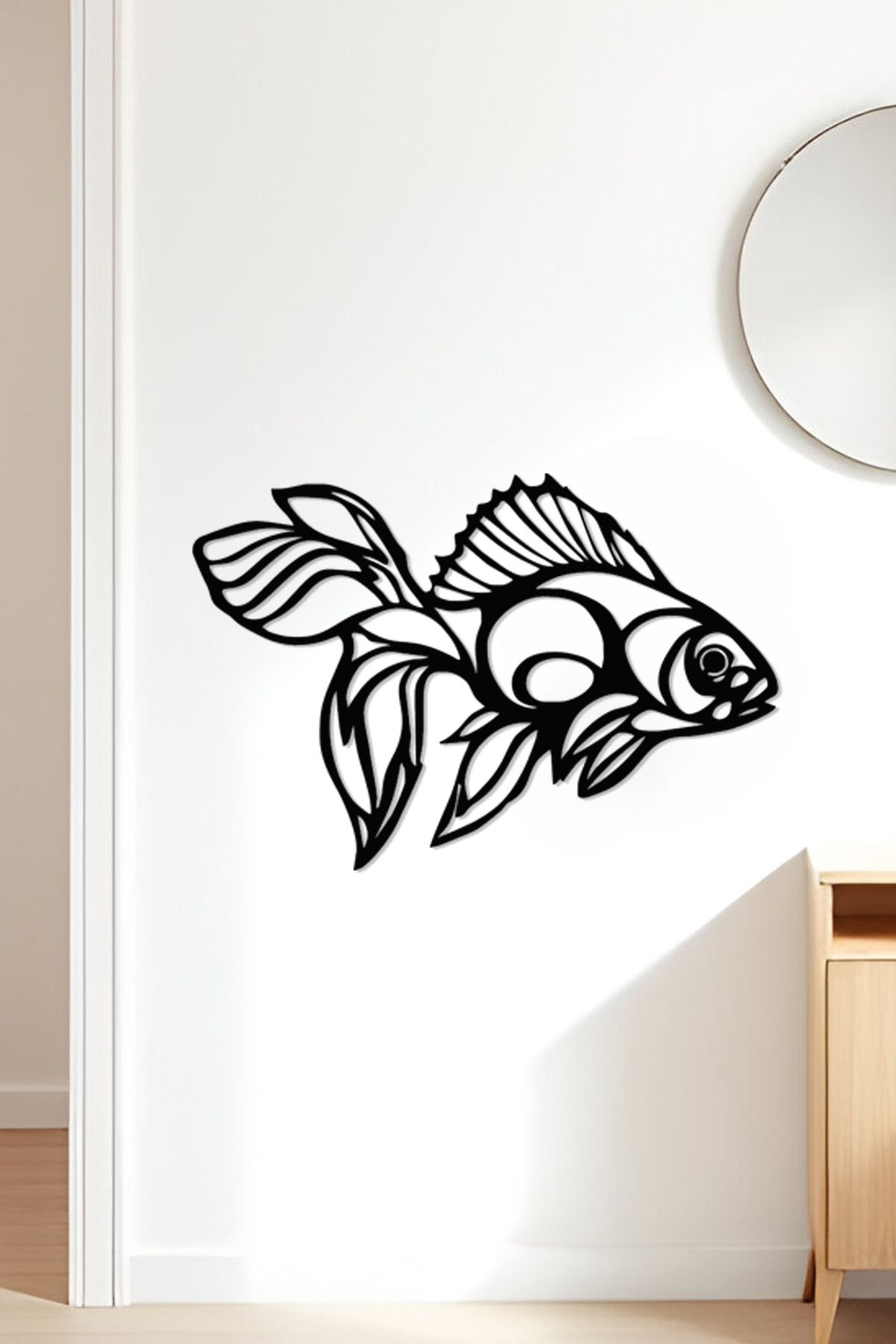 oalpo Fil Modern Dekoratif Tablo, Dolap, Duvar ve Kapı Üzerine Uygun, 3D Baskı, 20cm