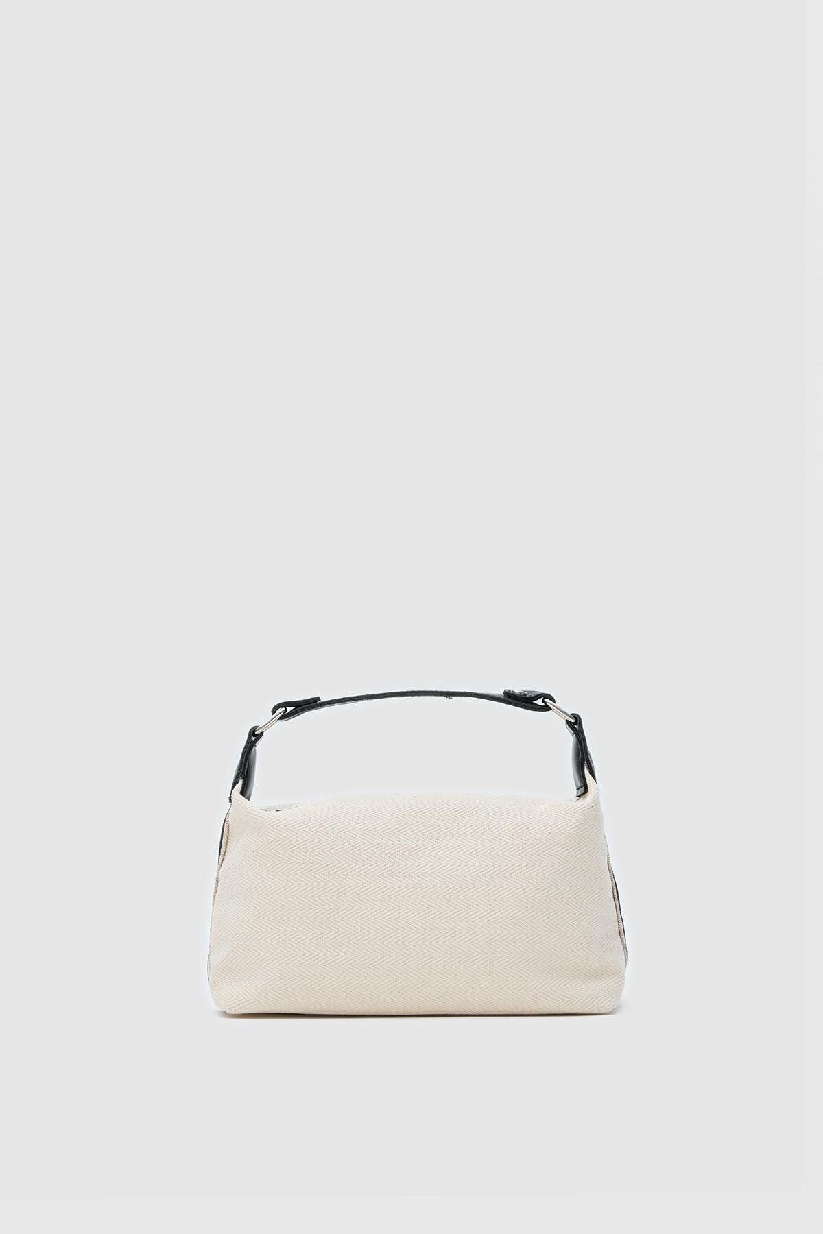 Shule Bags Elu Kanvas Siyah El ve Çapraz Çanta