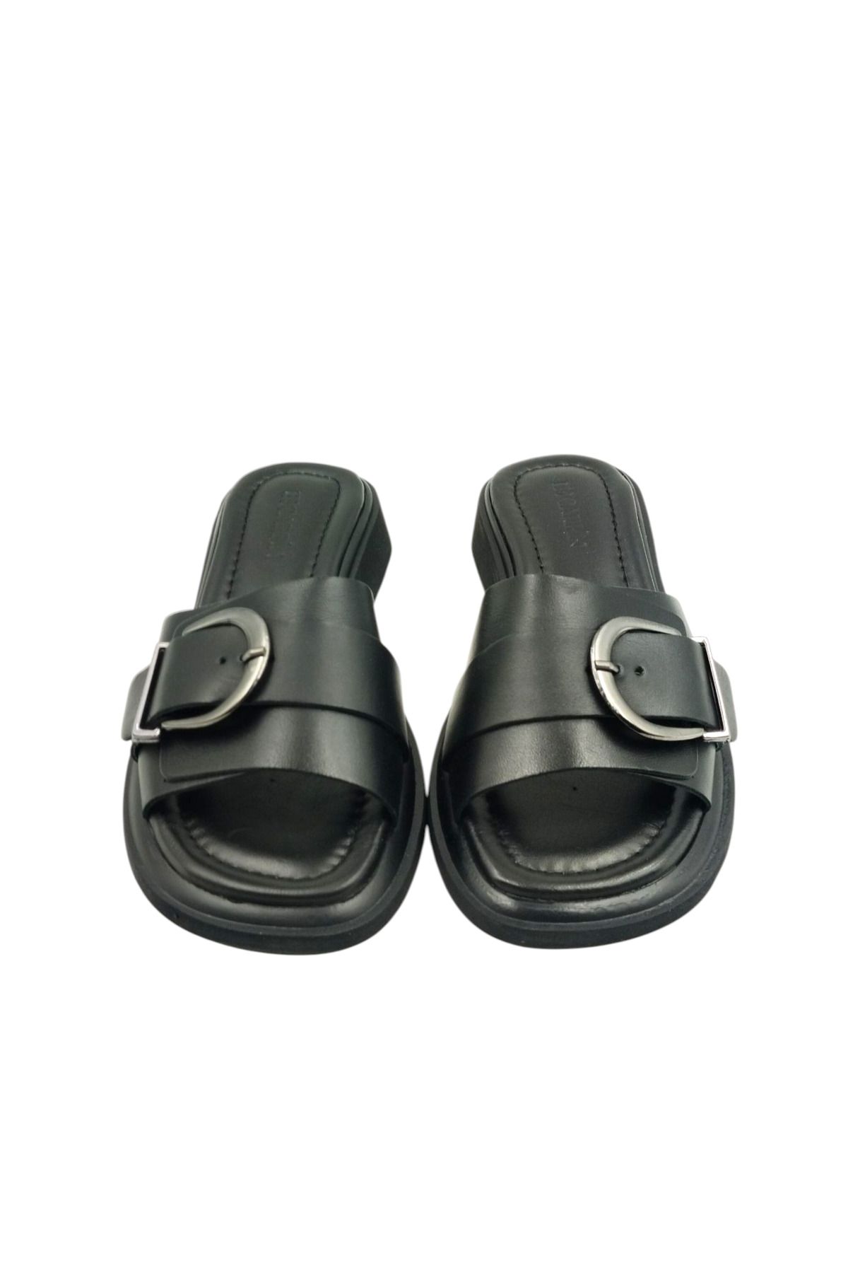 Escarpinshoes KADIN HAKİKİ DERİ BANTLI ŞIK GÜNLÜK TERLİK