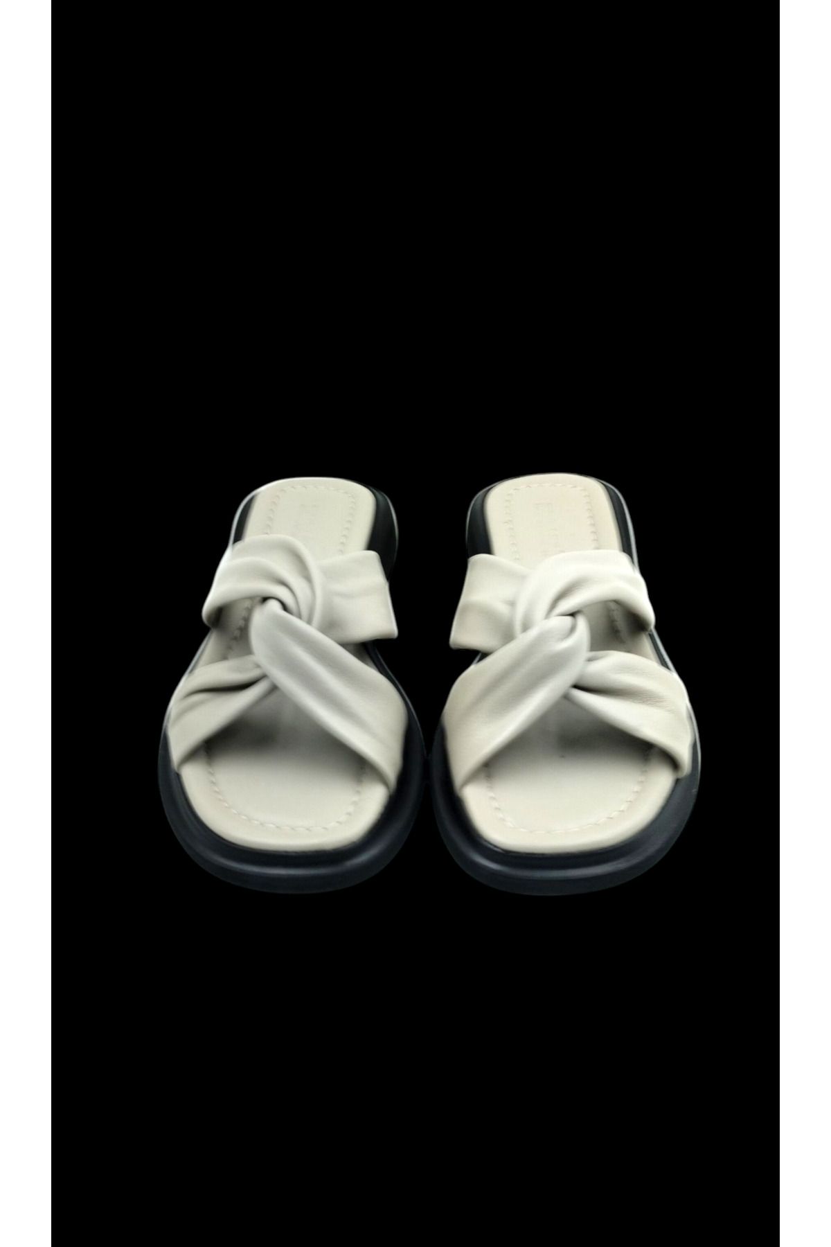 Escarpinshoes KADIN HAKİKİ DERİ BANTLI ŞIK GÜNLÜK TERLİK
