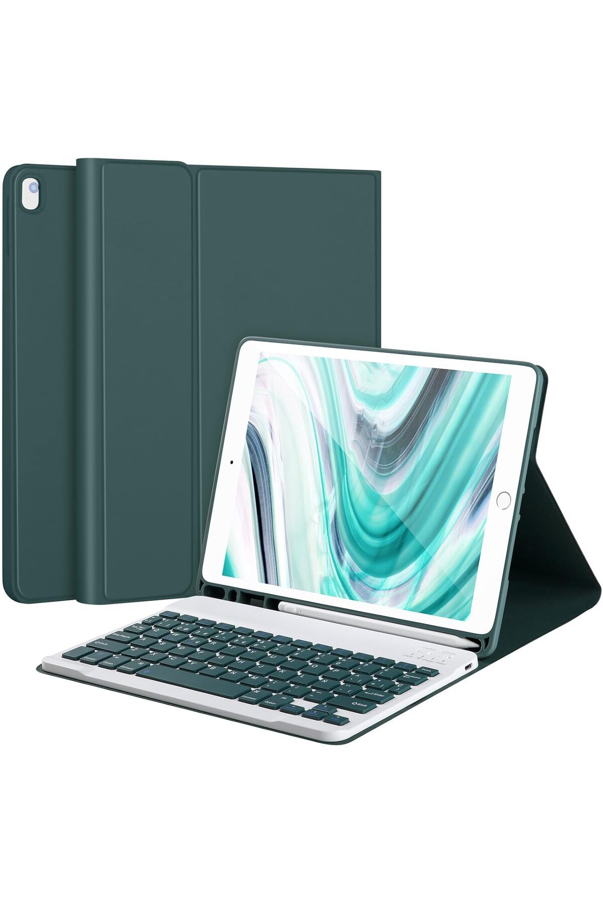Fogy Apple Ipad 7.8.9.nesil 10.2 Uyumlu Için Çıkarılabilir Bluetooth Türkçe Klavyeli Kılıfı