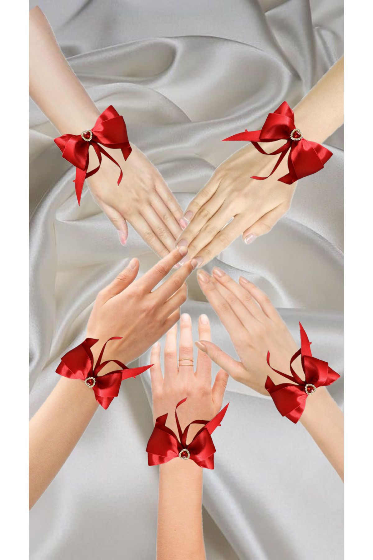 SERENA BD NEDİME BİLEKLİĞİ SET (5li) KINA GECESİ BİLEKLİK BEKARLIĞA VEDA BRIDE TO BE