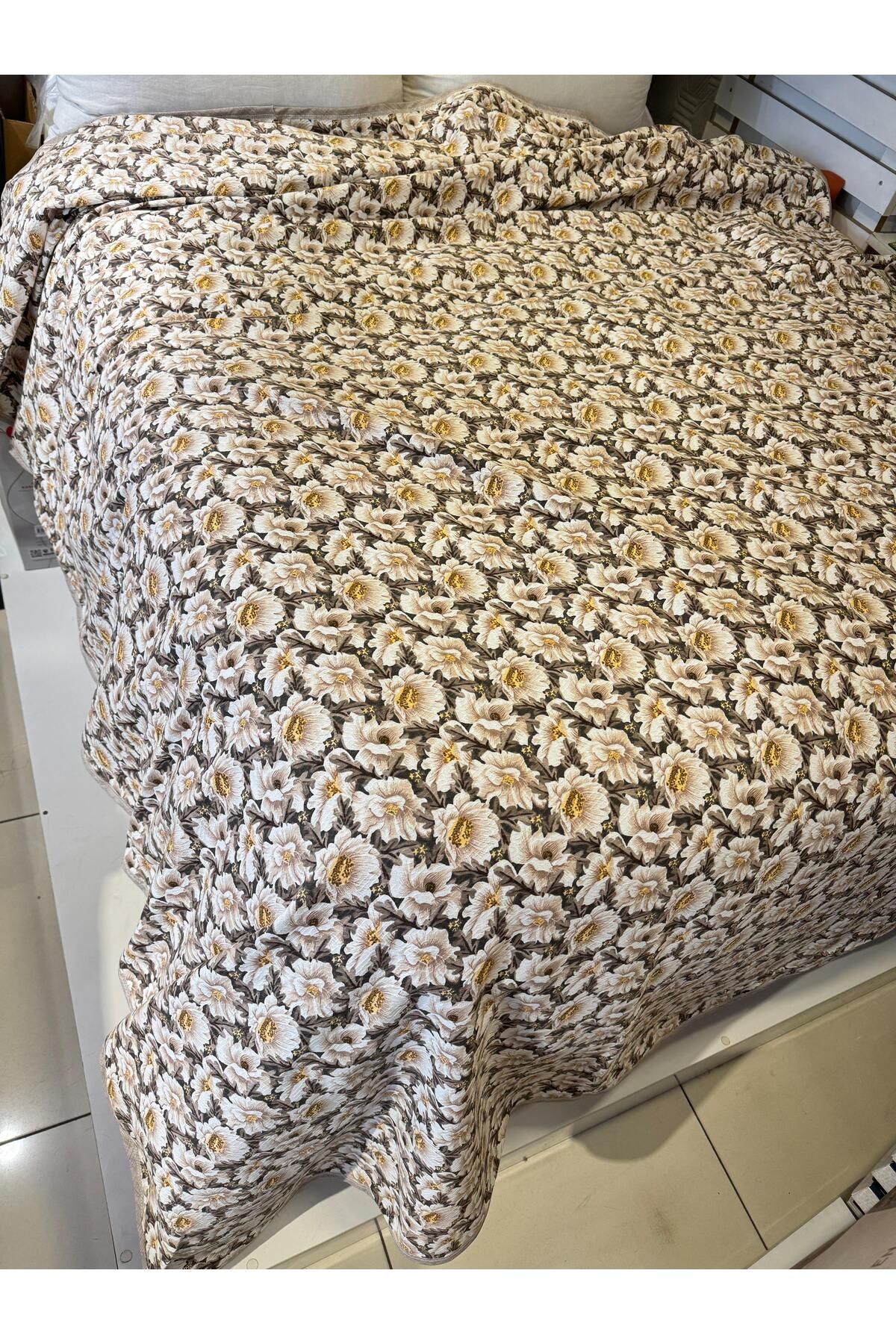 ŞENER HOME-Daisy Pattern Printed 150X240 Cm. Single Single Pike 7