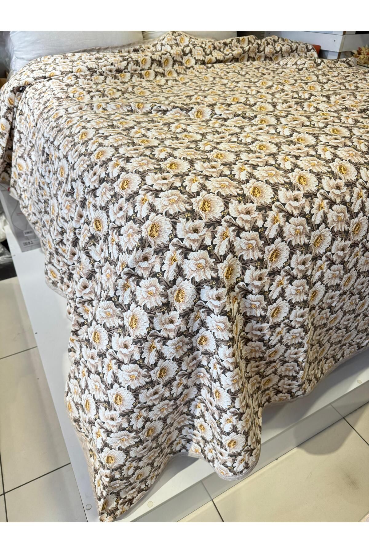 ŞENER HOME-Daisy Pattern Printed 150X240 Cm. Single Single Pike 5