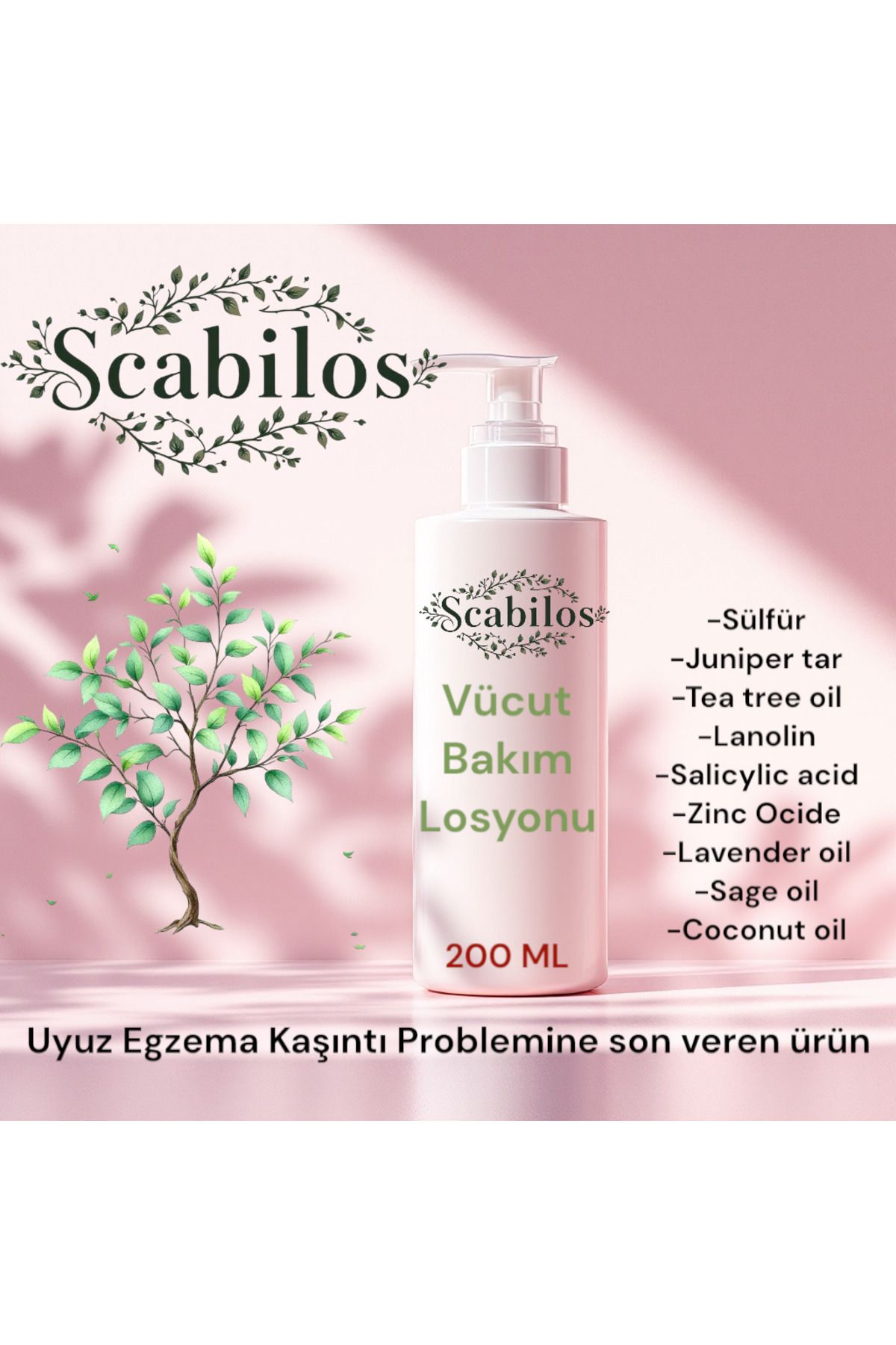 SCABİLOS-Scabilos 200 ml Lotion (for Itching) 1