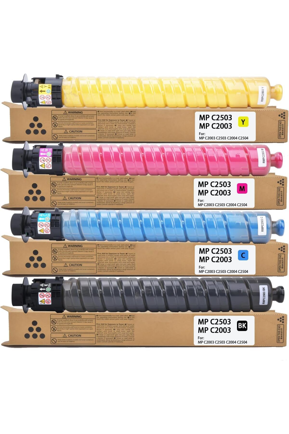 Ricoh Lanier Savin Aficio MP C2003 MP C2503 MP C2004 MP C2004ex MP C2504 MP C2504ex Printer(4-Pack)