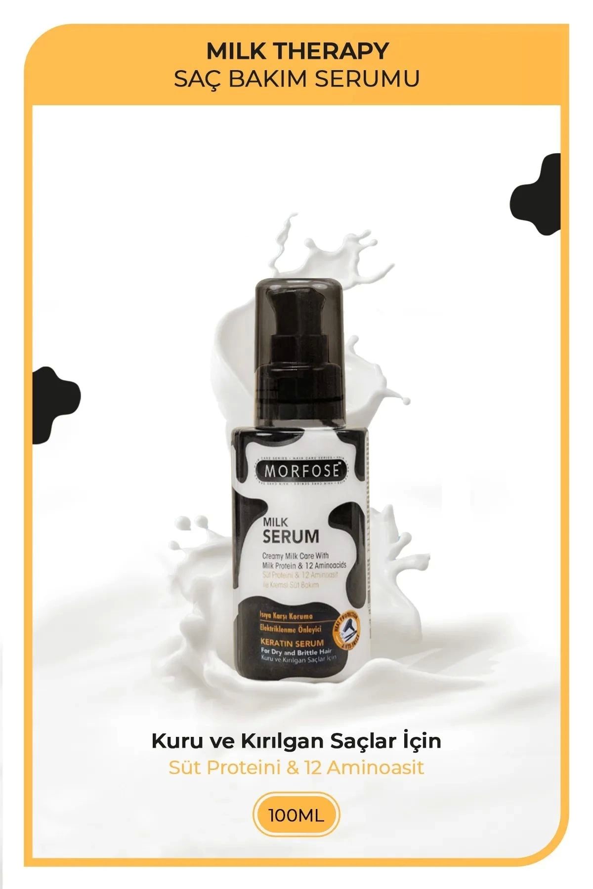Royaleks Milk Therapy Kremsi Saç Serum 100 ML - Onarıcı Bakım - mrfs