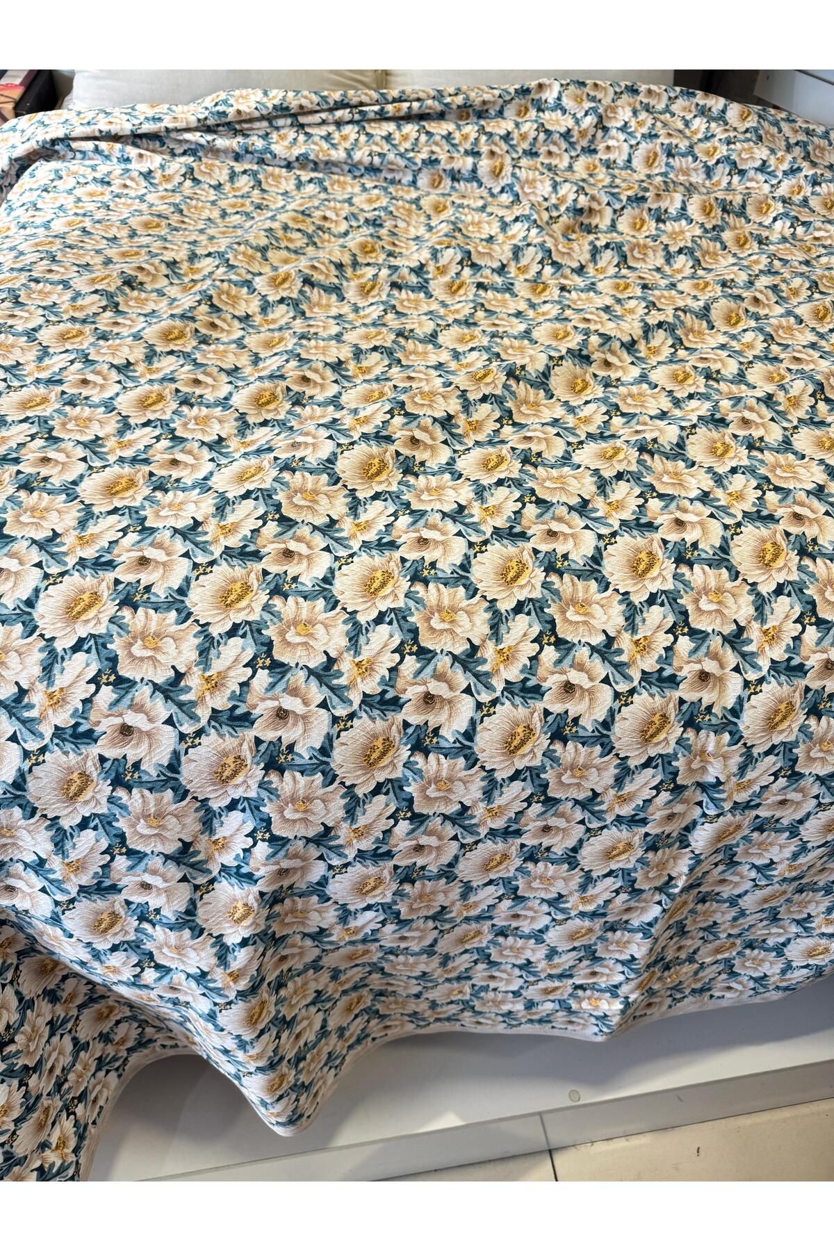 ŞENER HOME-Daisy Pattern Printed 150X240 Cm. Single Single Pike 5