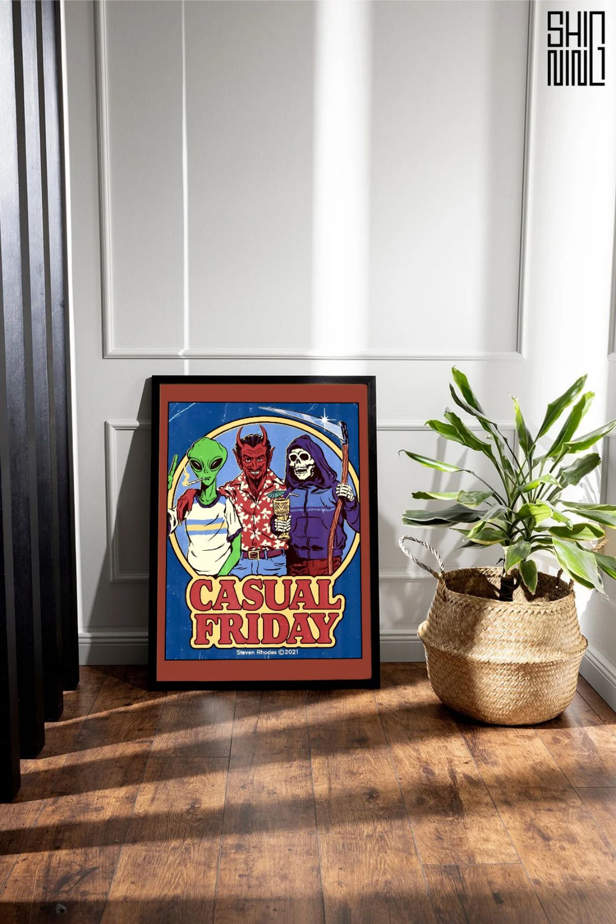 Home Çerçeveli "Casual Friday" Tablo - Duvar Dekorasyon