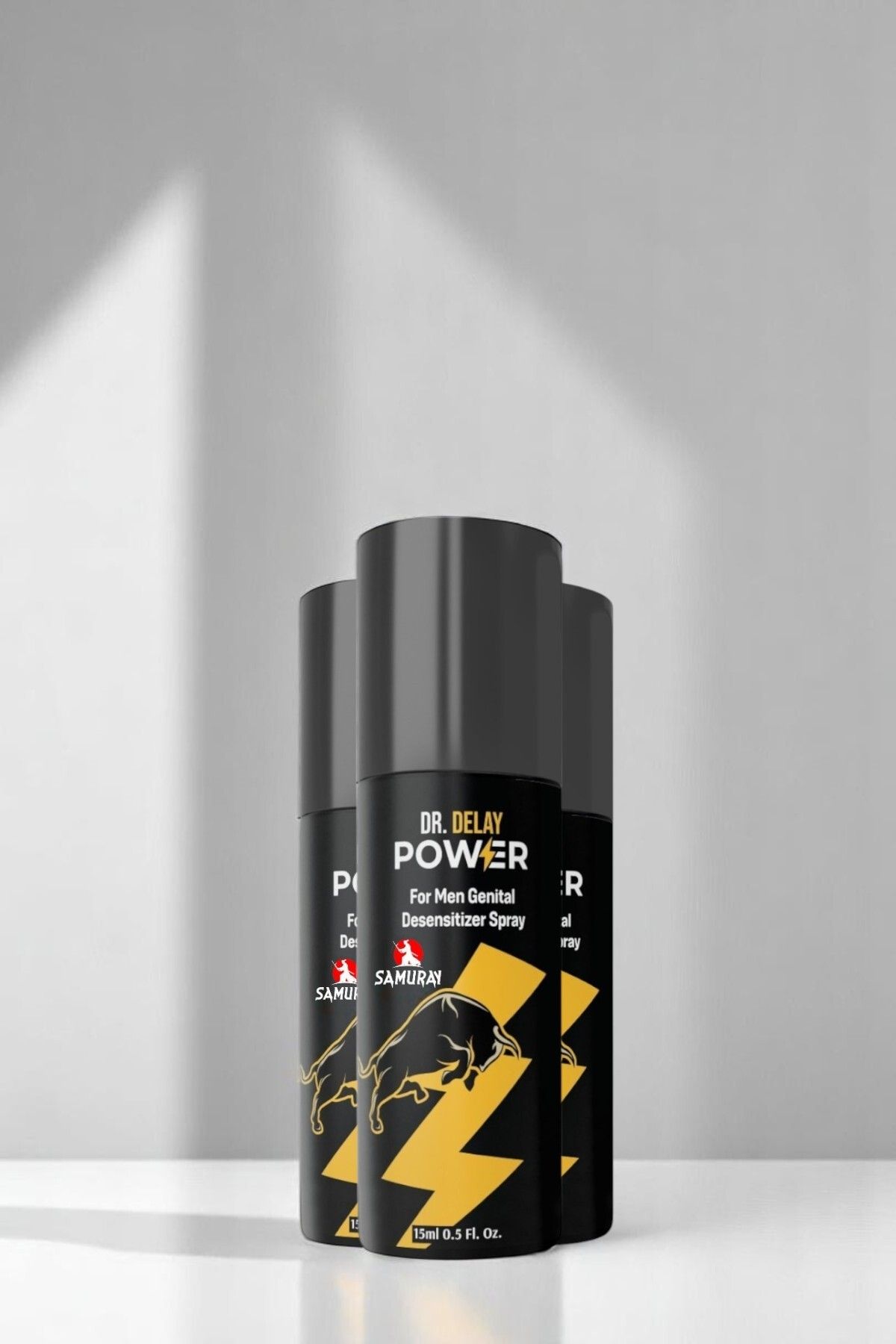 SAMURAY 3 Adet - Premium Geciktiricili Sprey – 15 ml