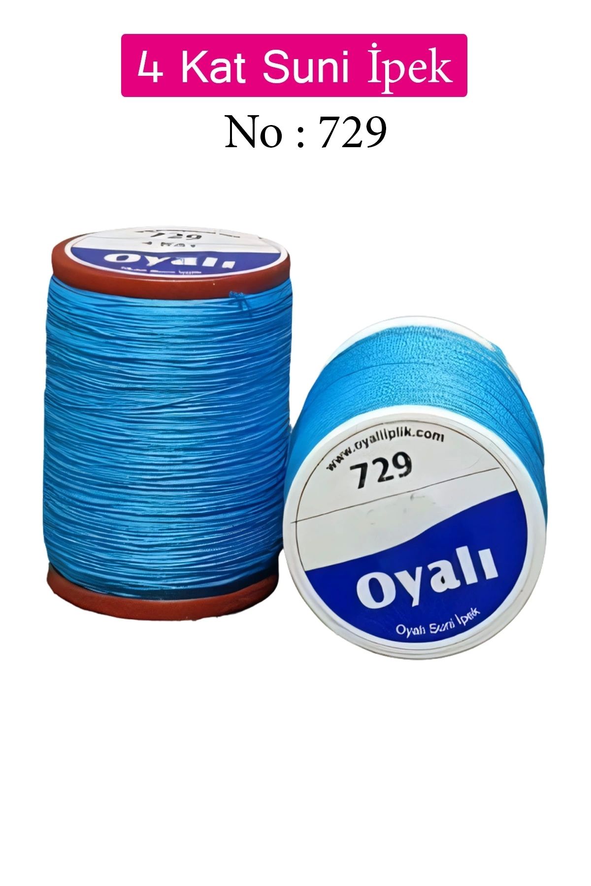 Royaleks Oyalı 4 Kat Suni İpek İplik İğne Oyası Boncuk İpi Tığ Oyası No:729