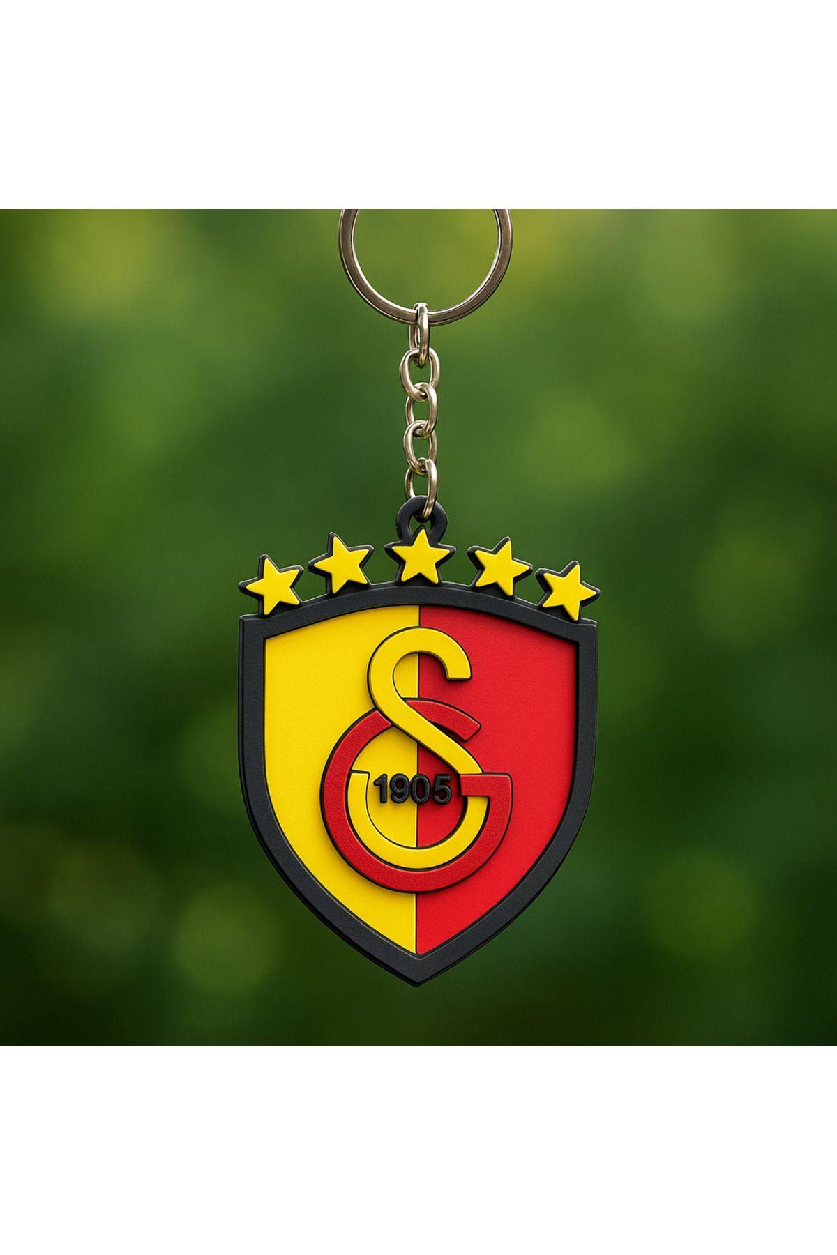 H&G 3D Atölyesi 5 Yıldız Galatasaray Anahtarlık