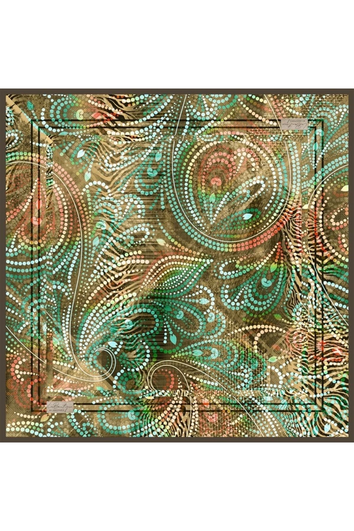 LA BOUTIQUE 2334-11 SURA İPEK 90X90