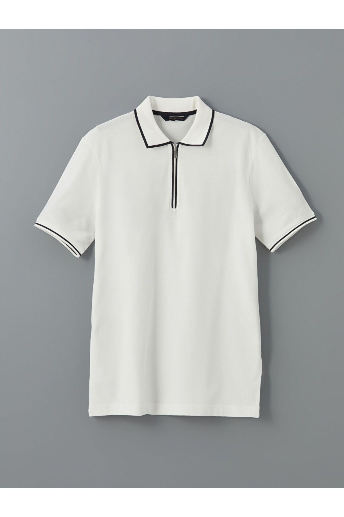 LC Waikiki SOUTHBLUE Ekru Polo Yaka Kısa Kollu Pike Erkek Tişört S5EE80Z8NVY25