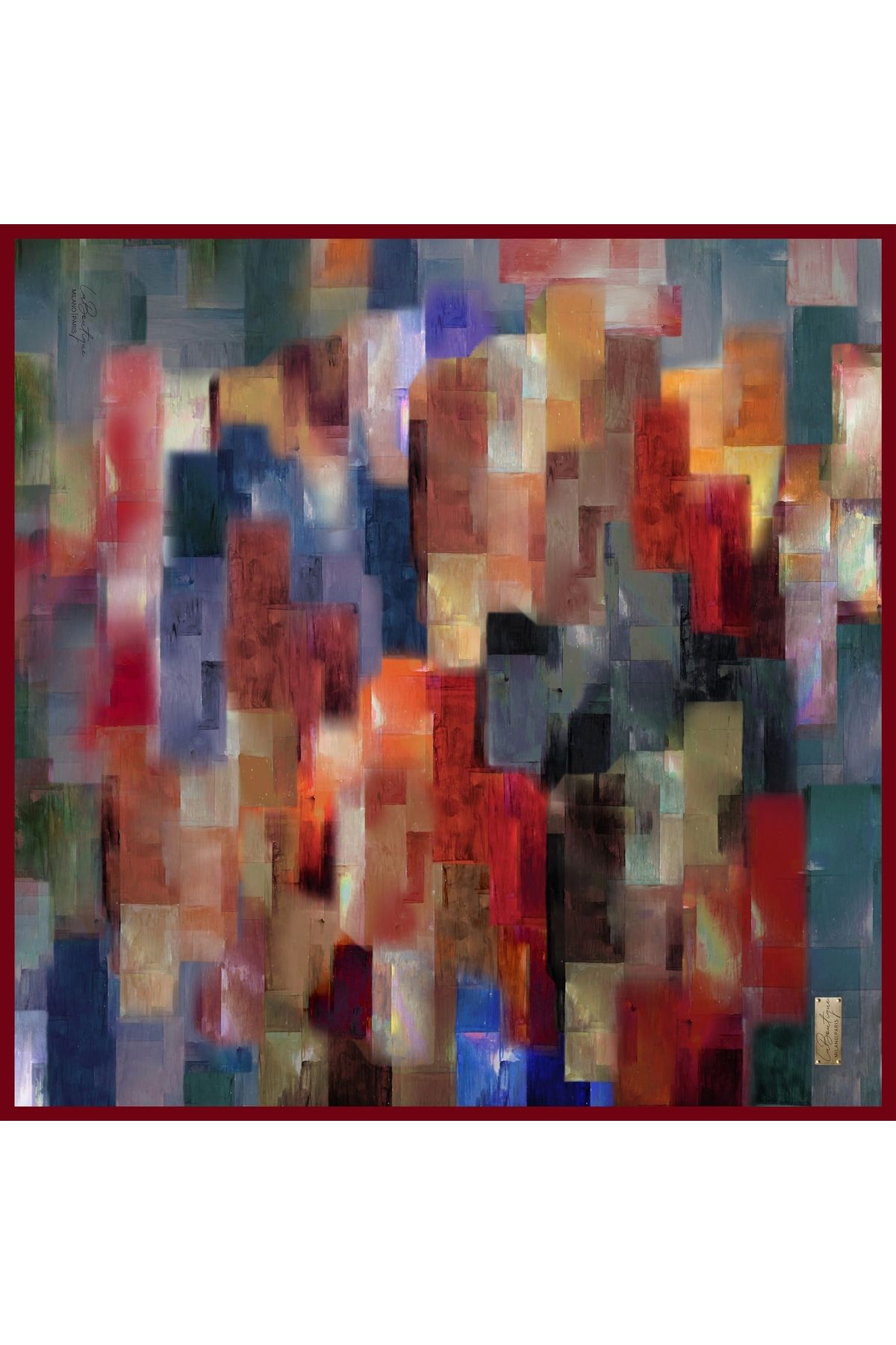 LA BOUTIQUE 1373-09 SURA İPEK 90X90