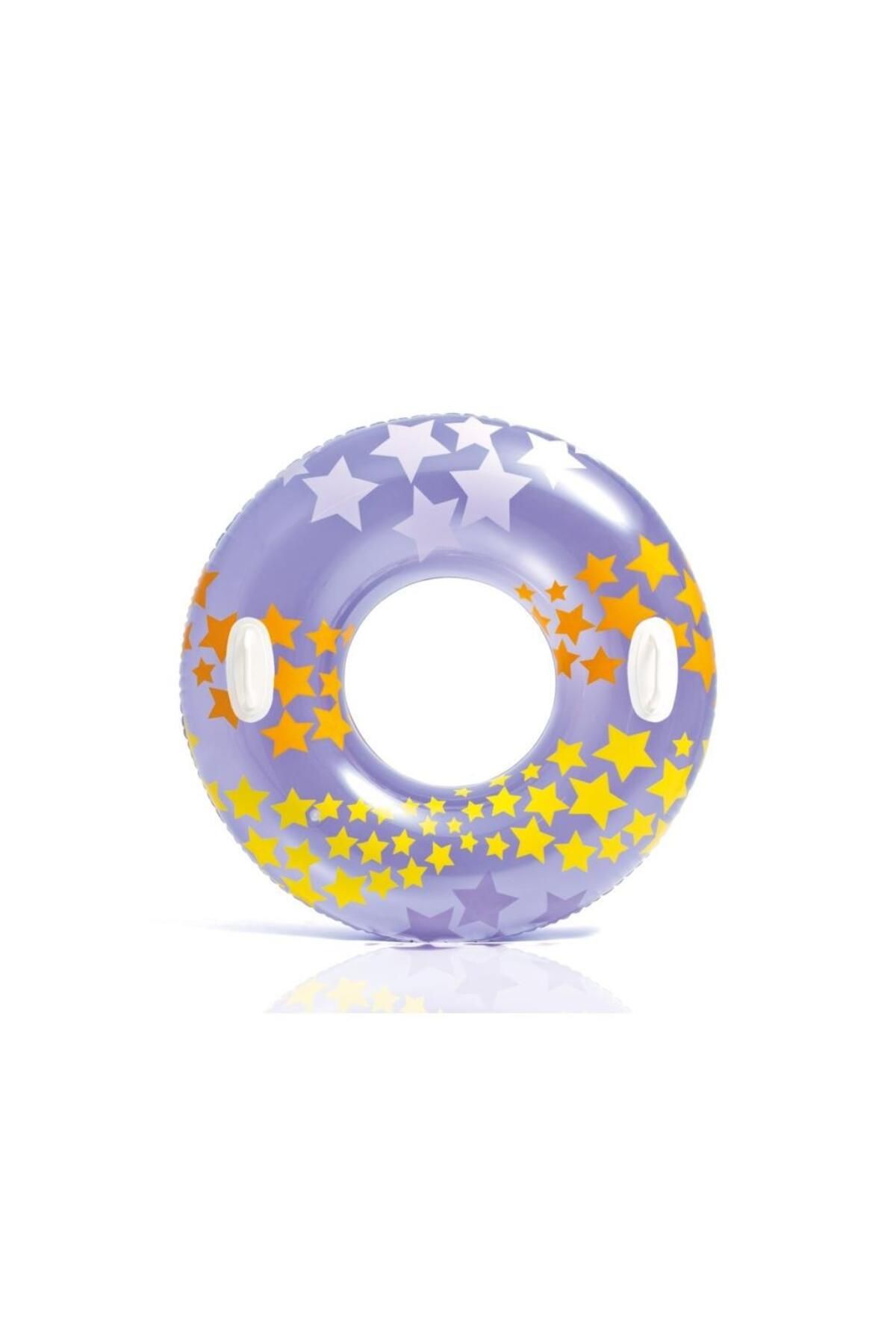 NW NessiWorld Nessiworld 59256 Tutamaçlı Girdap Halkaları Desenli Simit 91 cm