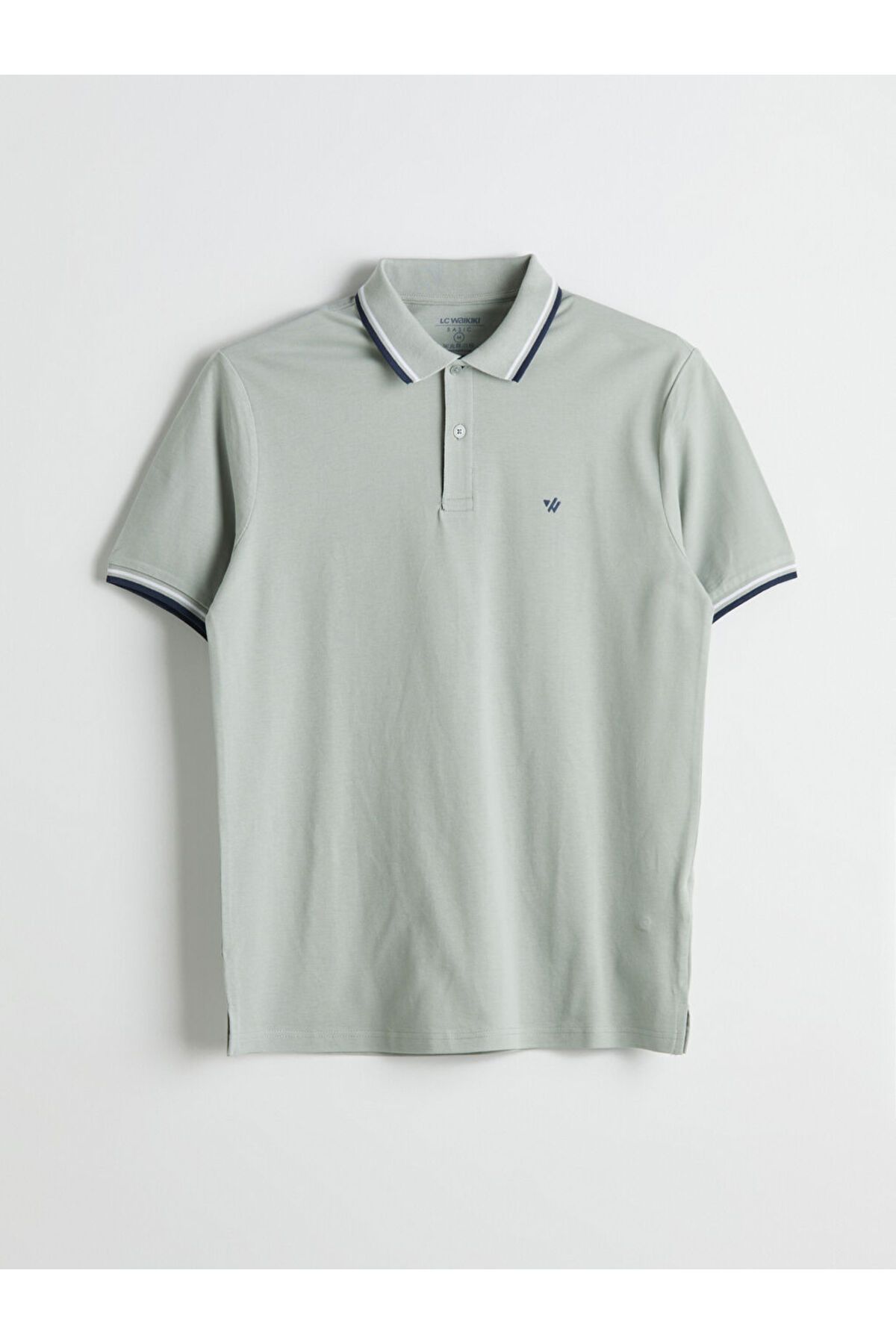 LC Waikiki LCWAIKIKI Classic Yeşil Polo Yaka Pike Erkek Tişört S5FR01Z8NVY25