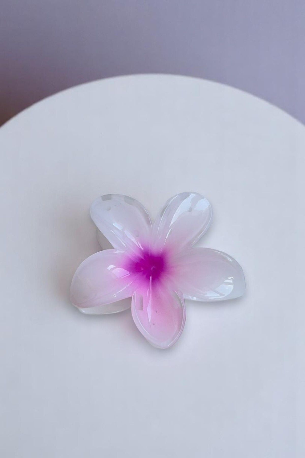 MUTENA Lotus Çiçeği Büyük Boy Parlak Mandal Toka