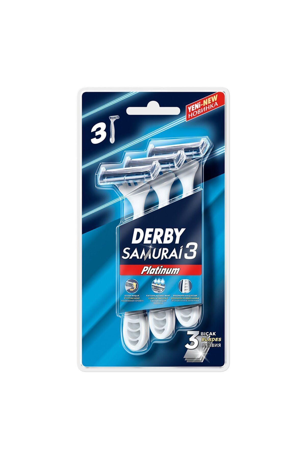 Derby Samurai Platınum 3 3’lü Blister