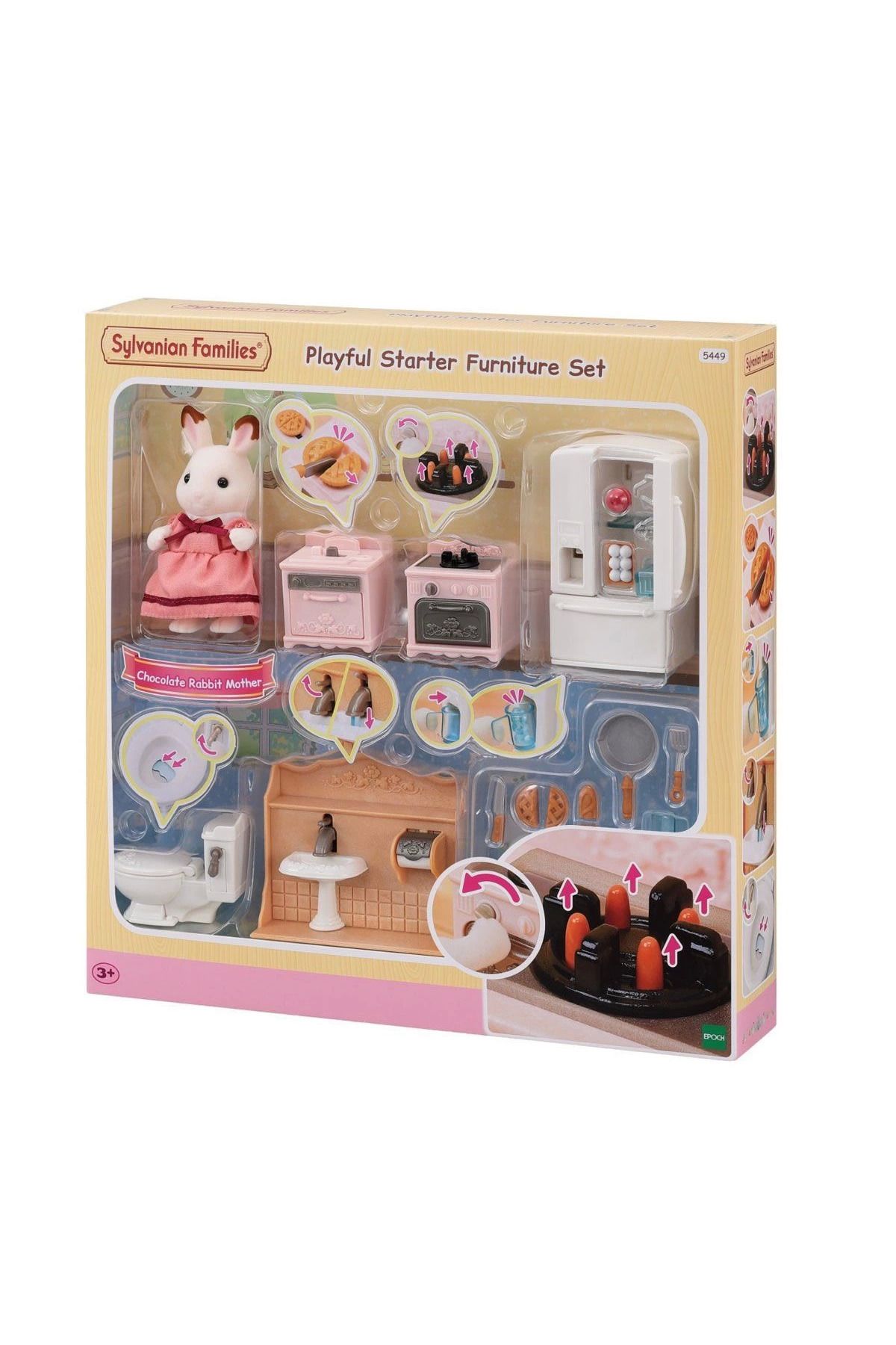 ÖYKÜ VE YİĞİT 5449 Sylvanian Families Mobilya Seti -figürler dahil değil +3 yaş