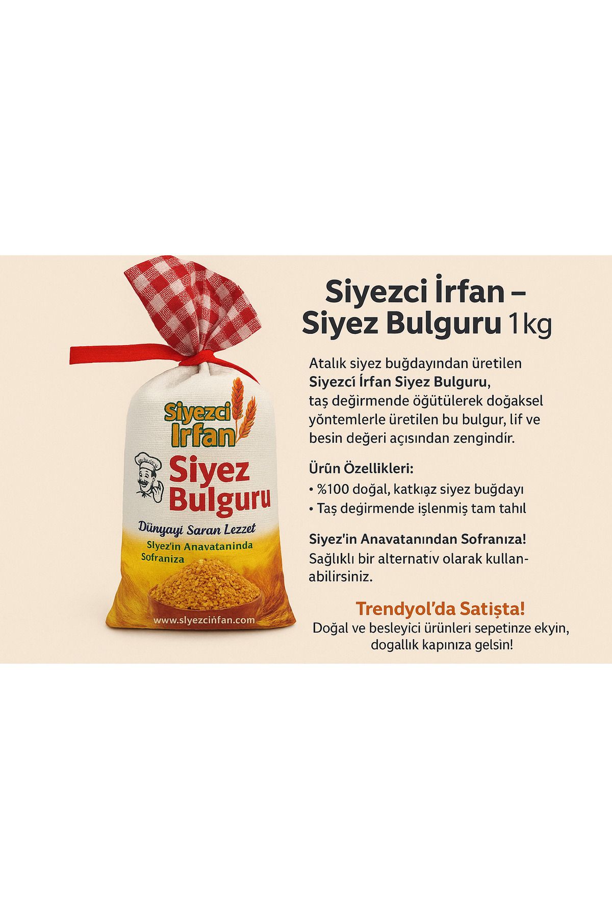 Kestanecizade Siyez Bulguru 1 Kg