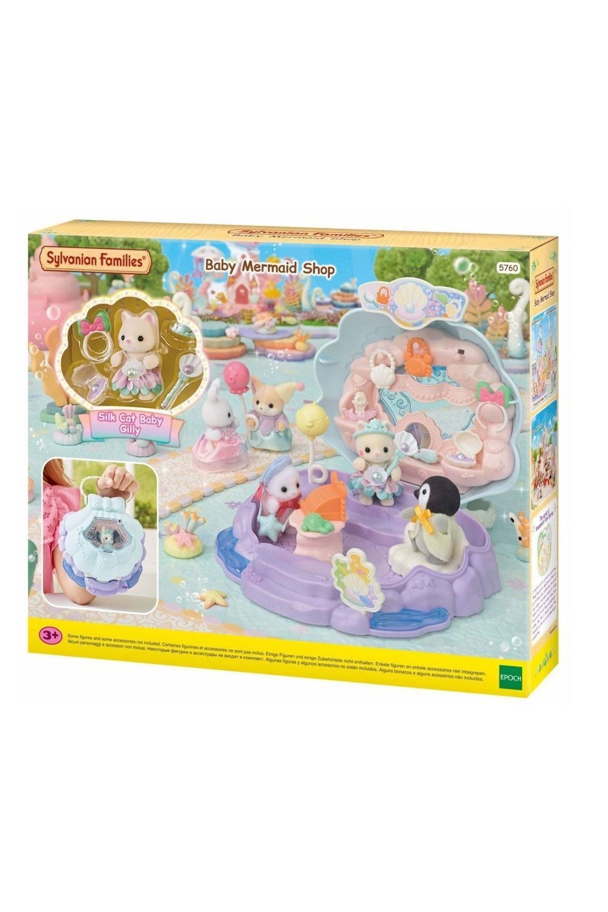 ÖYKÜ VE YİĞİT 5760 Sylvanian Families Bebek Denizkızı Dükkanı +4 yaş